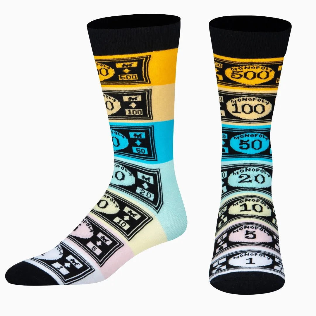 Monopoly Money Men's Crew Socks sold by Odd Sox product image thumbnail 2