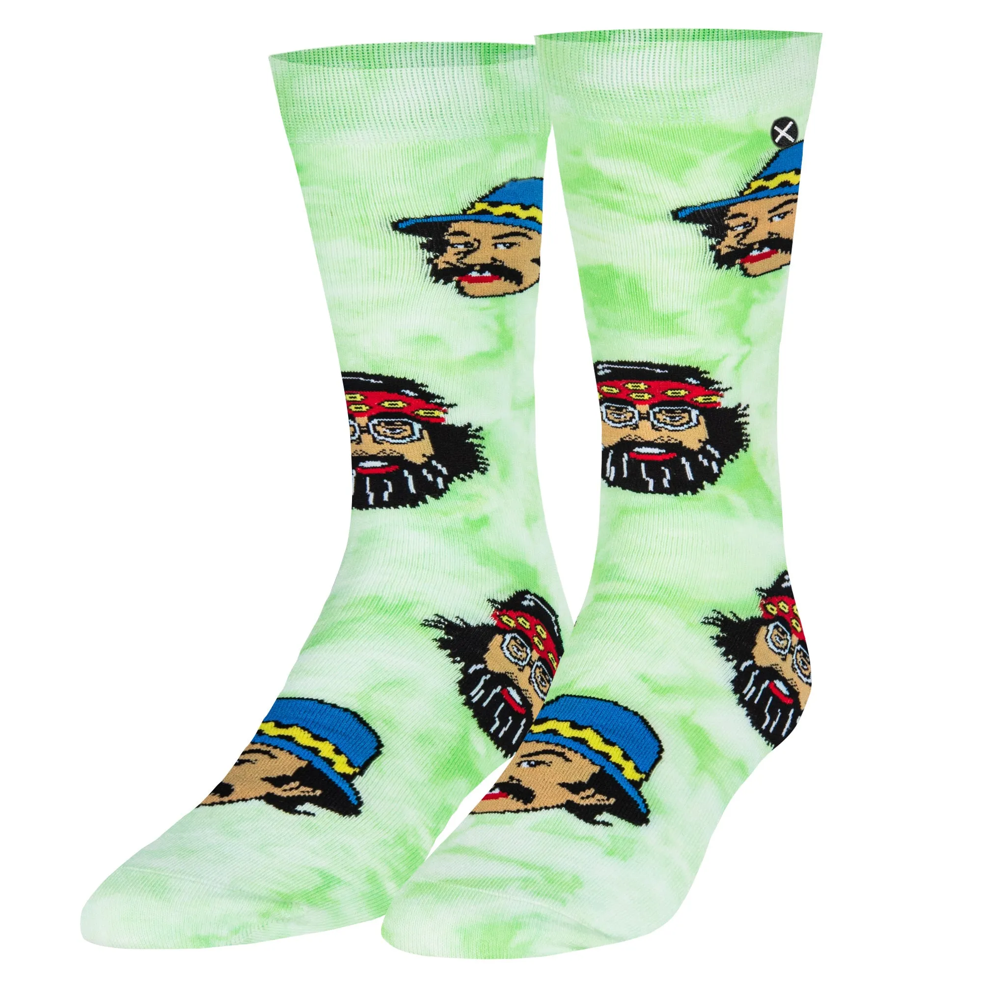 Cheech & Chong Tie Dyed Men's Crew Socks sold by Odd Sox