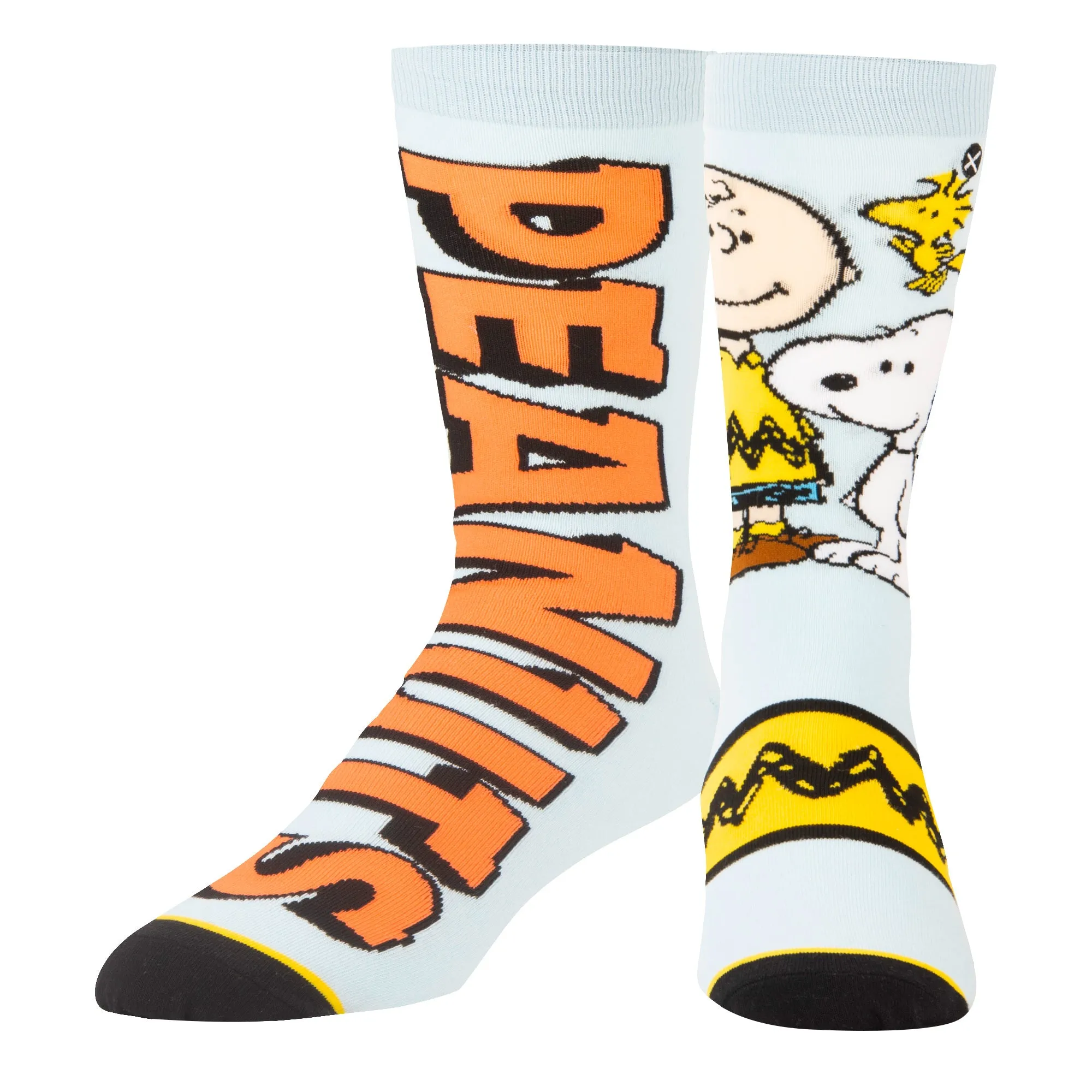 Peanuts Split Men's Crew Socks sold by Odd Sox product image thumbnail 2