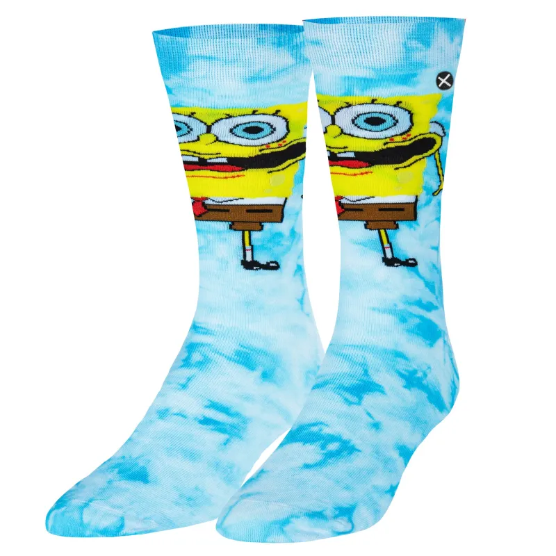 Wavy Bob Tie Dyed  Men's Crew Socks sold by Odd Sox