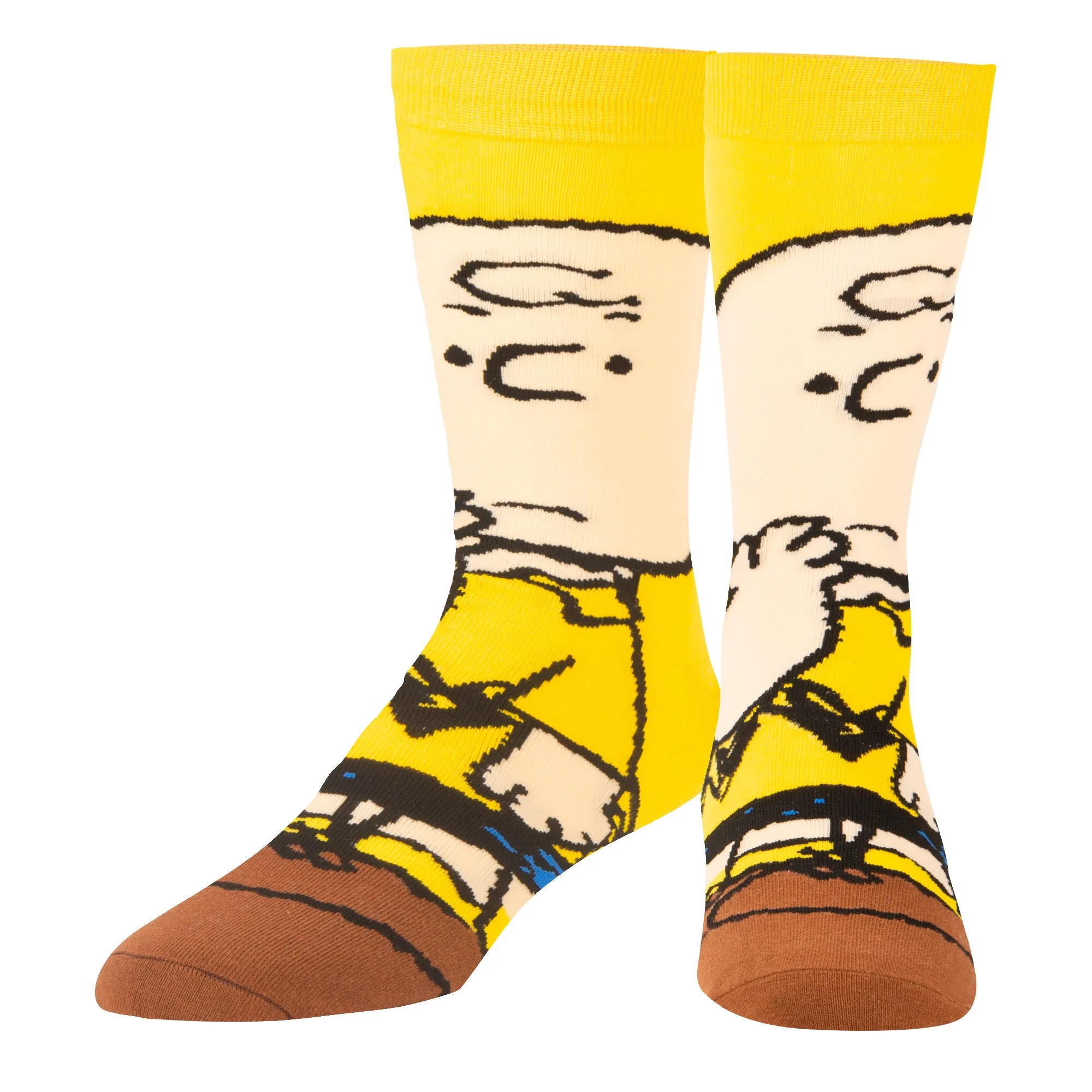 Charlie Brown Men's Crew Socks sold by Odd Sox product image thumbnail 2