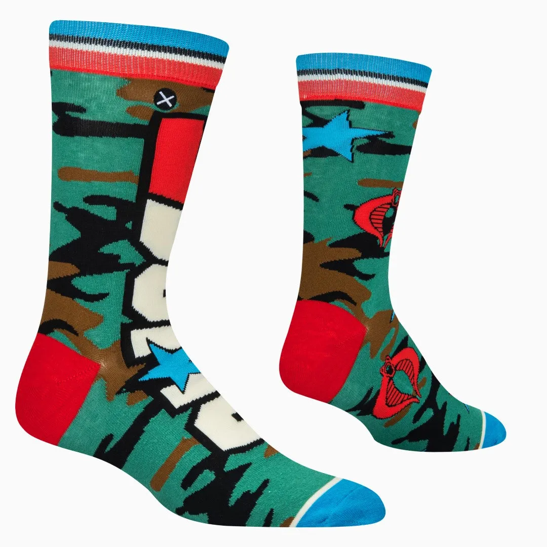 G.I. Joe Split Retro Men's Crew Socks sold by Odd Sox product image thumbnail 3