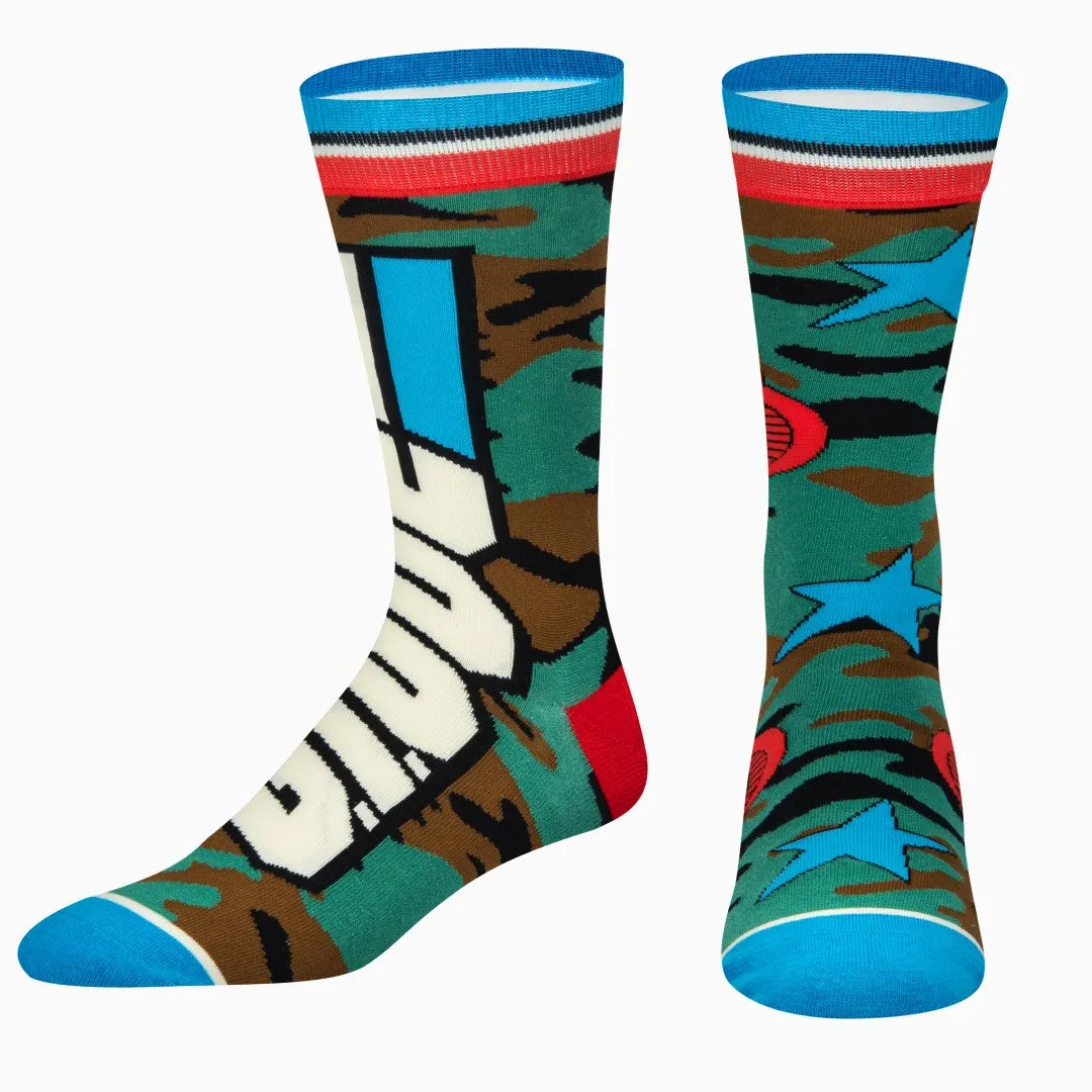 G.I. Joe Split Retro Men's Crew Socks sold by Odd Sox product image thumbnail 2