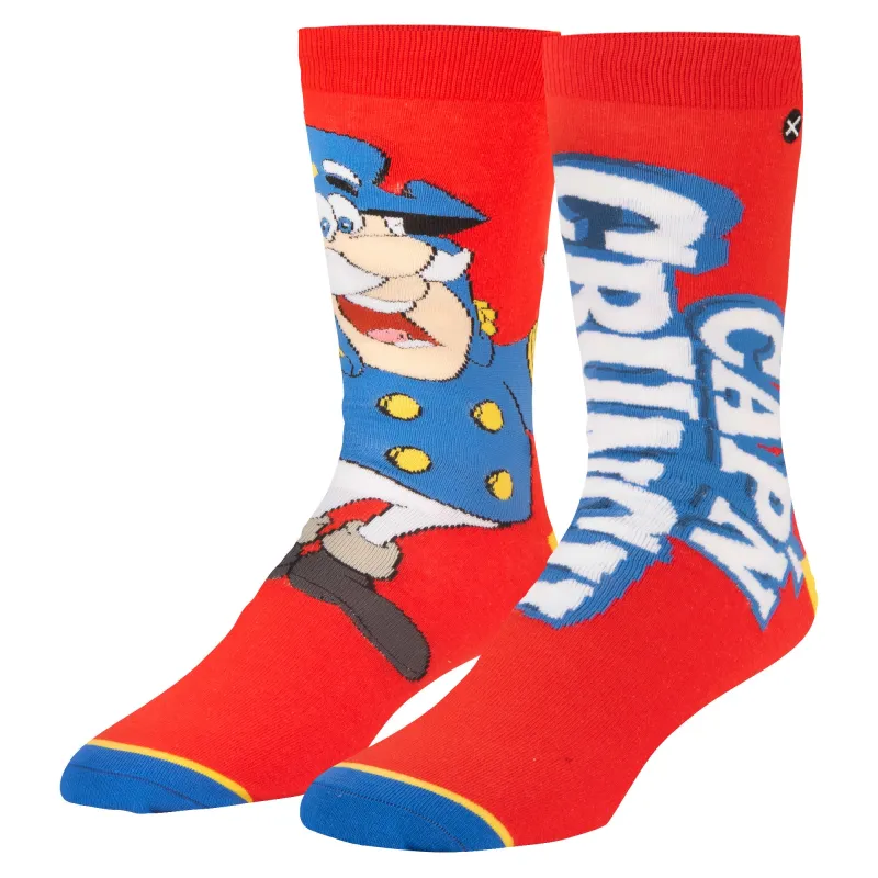 Cap'n Crunch Split Men's Crew Socks sold by Odd Sox