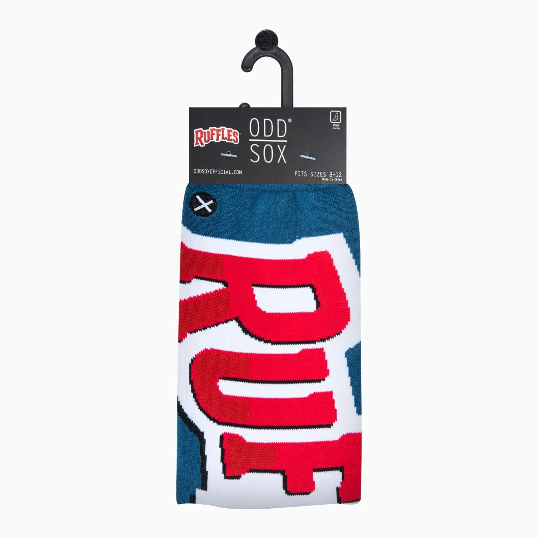 Ruffles Split Men's Crew Socks sold by Odd Sox product image thumbnail 5