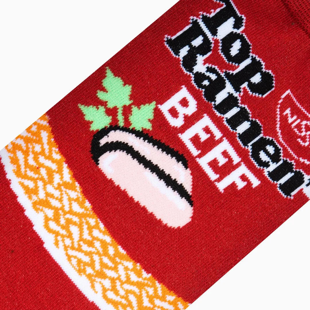 Top Ramen Beef Men's Crew Socks sold by Odd Sox product image thumbnail 4