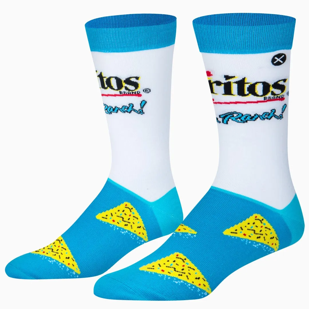 Doritos Cooler Ranch Men's Crew Socks sold by Odd Sox