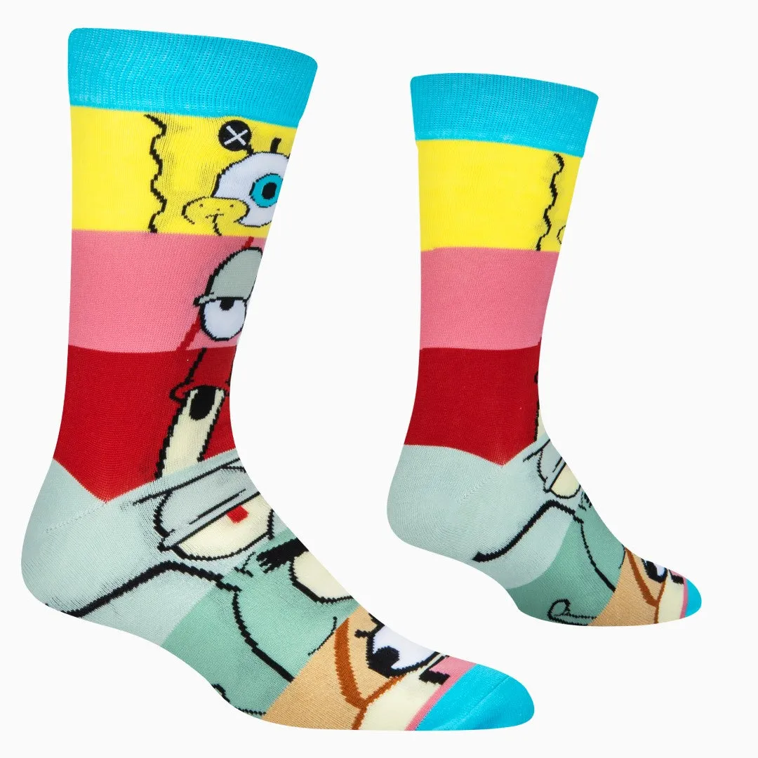 SpongeBob Mashup Men's Crew Socks sold by Odd Sox product image thumbnail 3
