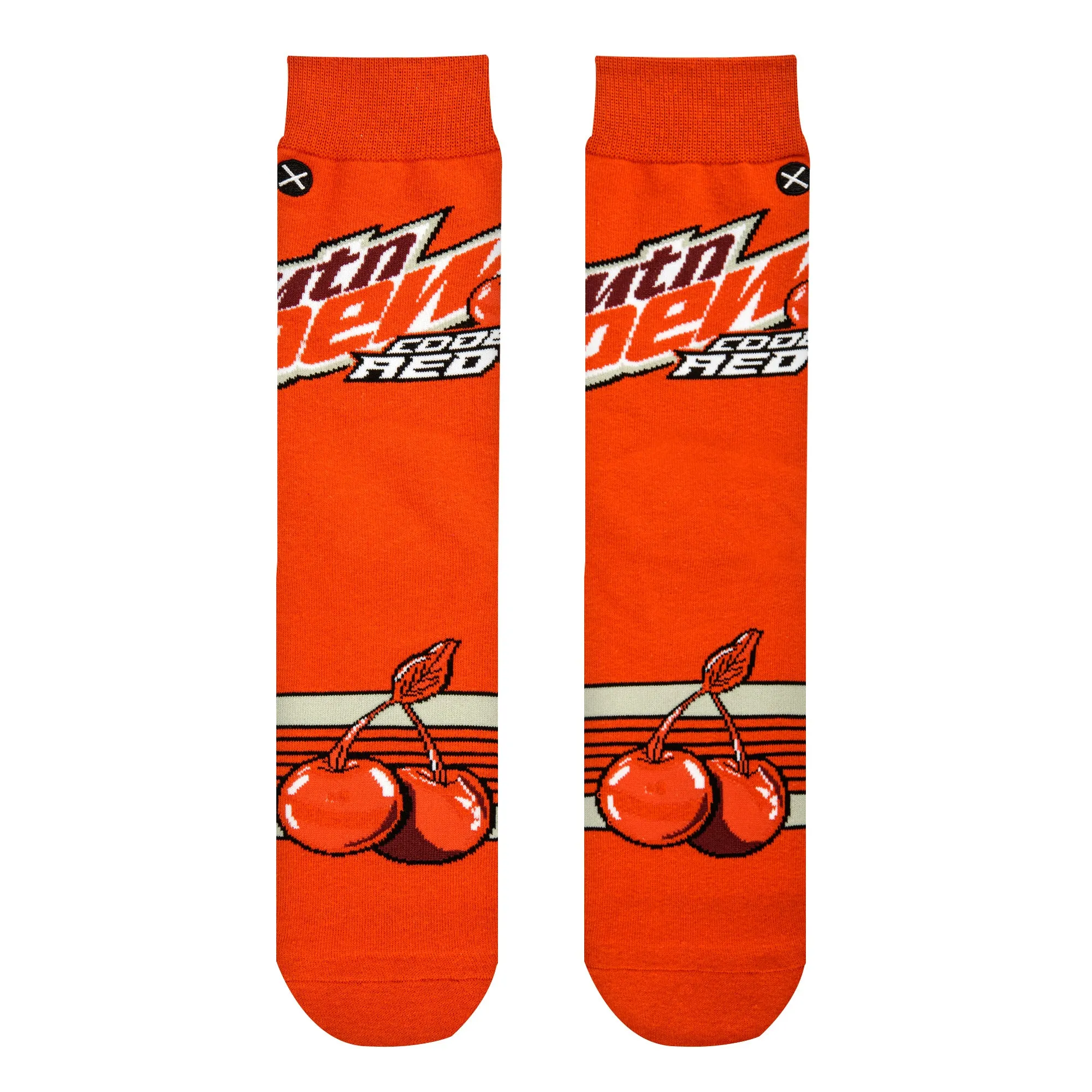 Mountain Dew Code Red Men's Crew Socks sold by Odd Sox product image thumbnail 5