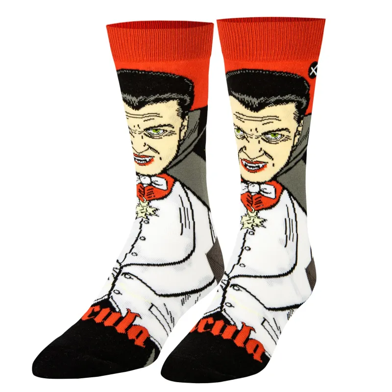 Dracula Men's Crew Socks sold by Odd Sox