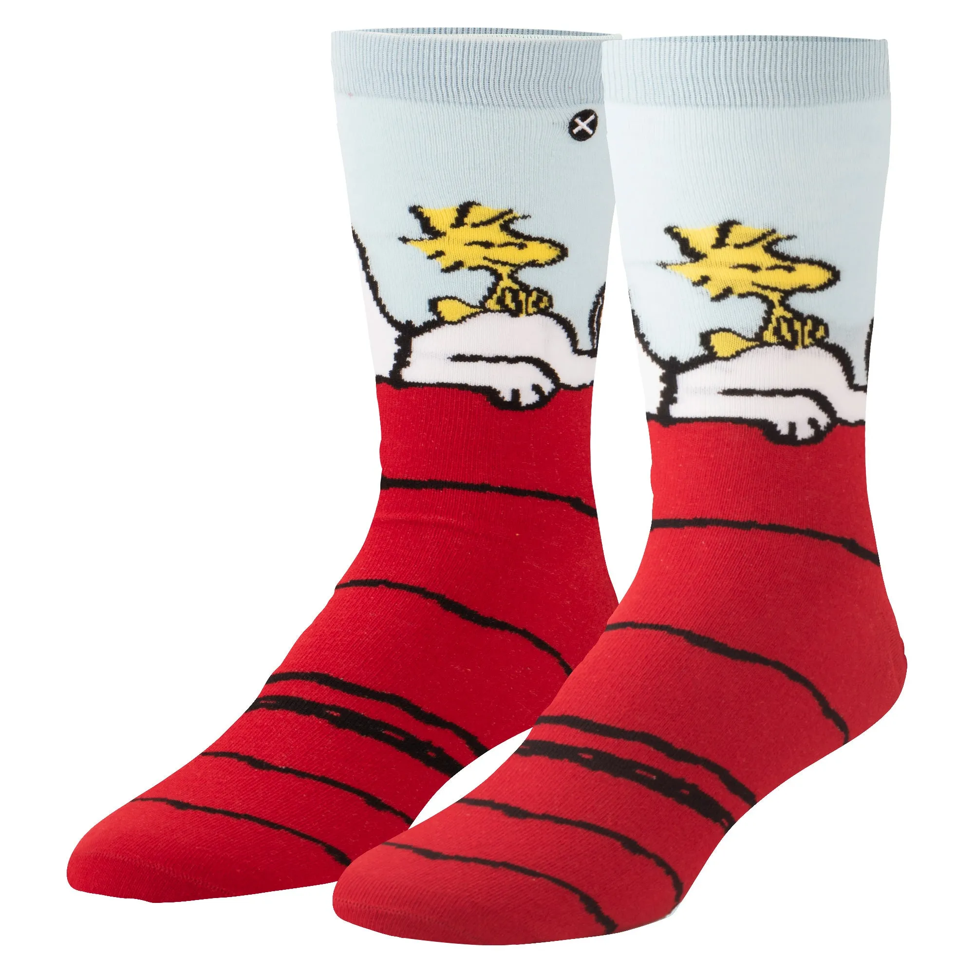 Snoopy & Woodstock Men's Crew Socks sold by Odd Sox