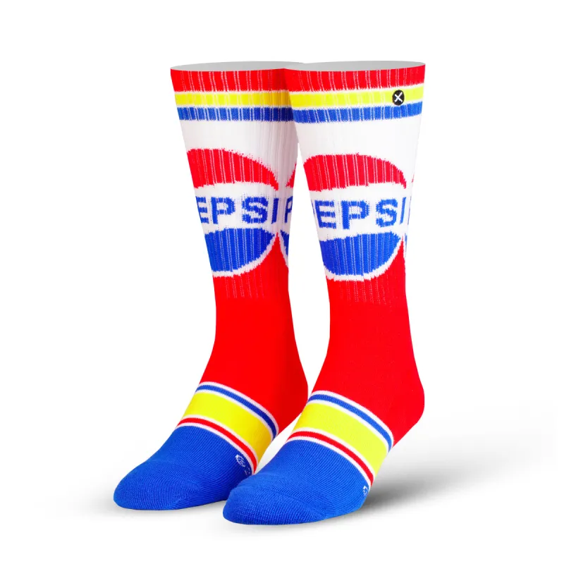 Pepsi Retro Men's Crew Socks sold by Odd Sox