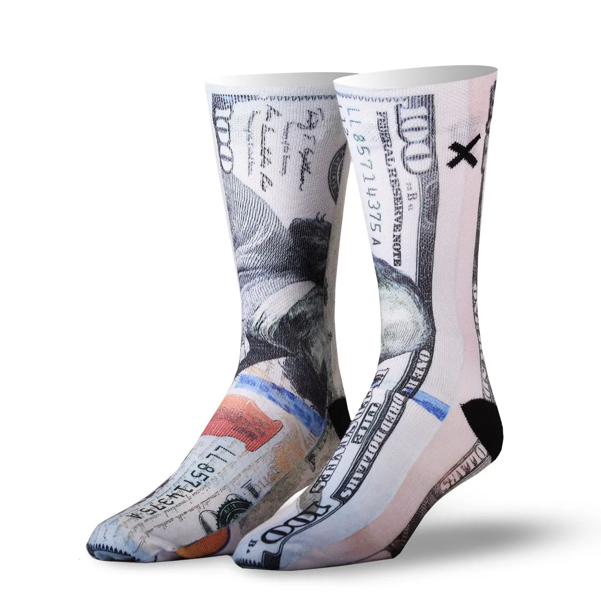 New Money Men's Crew Socks sold by Odd Sox