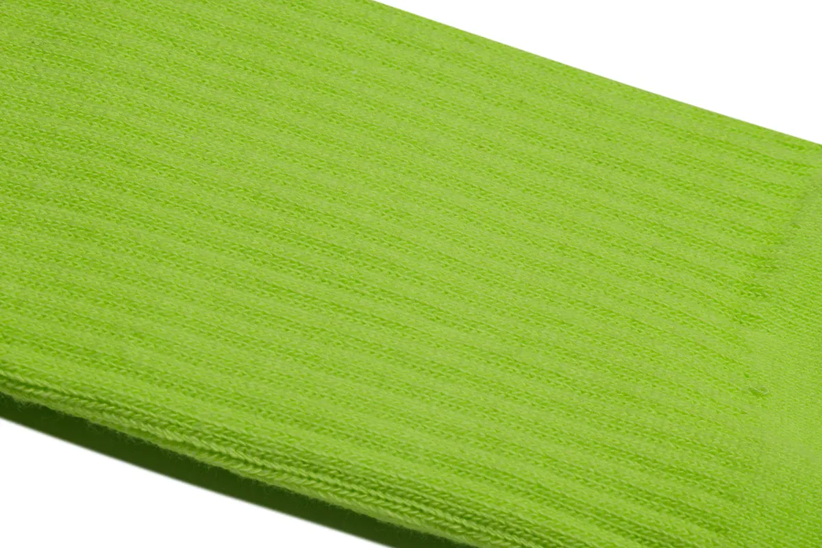 Basix Neon Yellow Men's Crew Socks sold by Odd Sox product image thumbnail 3