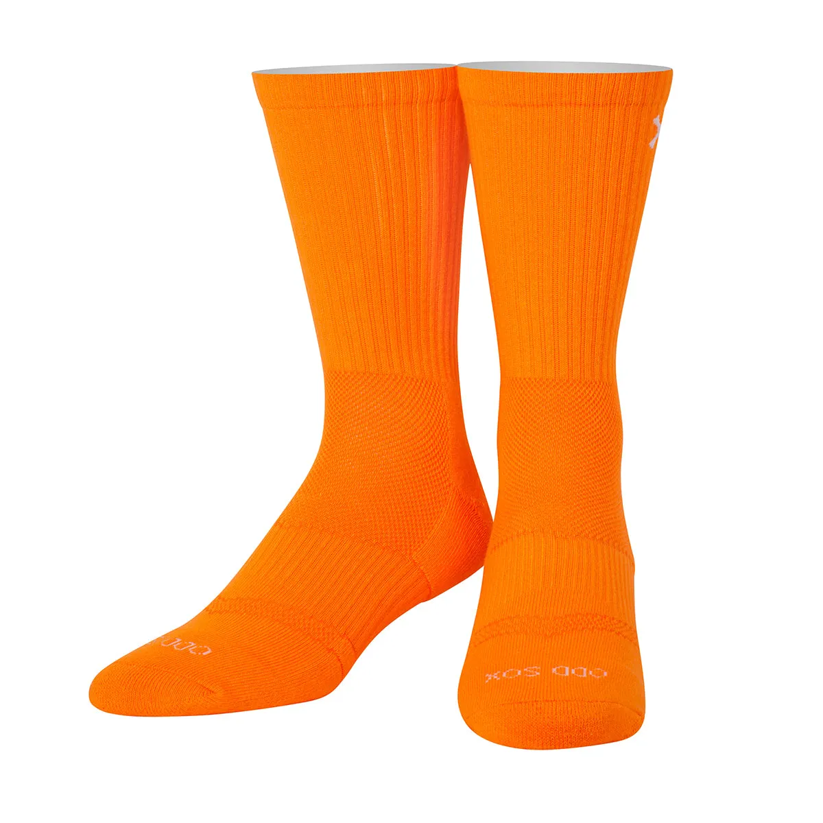 Basix Orange Men's Crew Socks sold by Odd Sox product image thumbnail 2