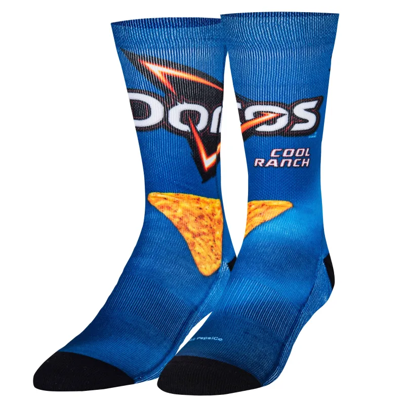 Doritos Cool Ranch Men's Crew Socks sold by Odd Sox