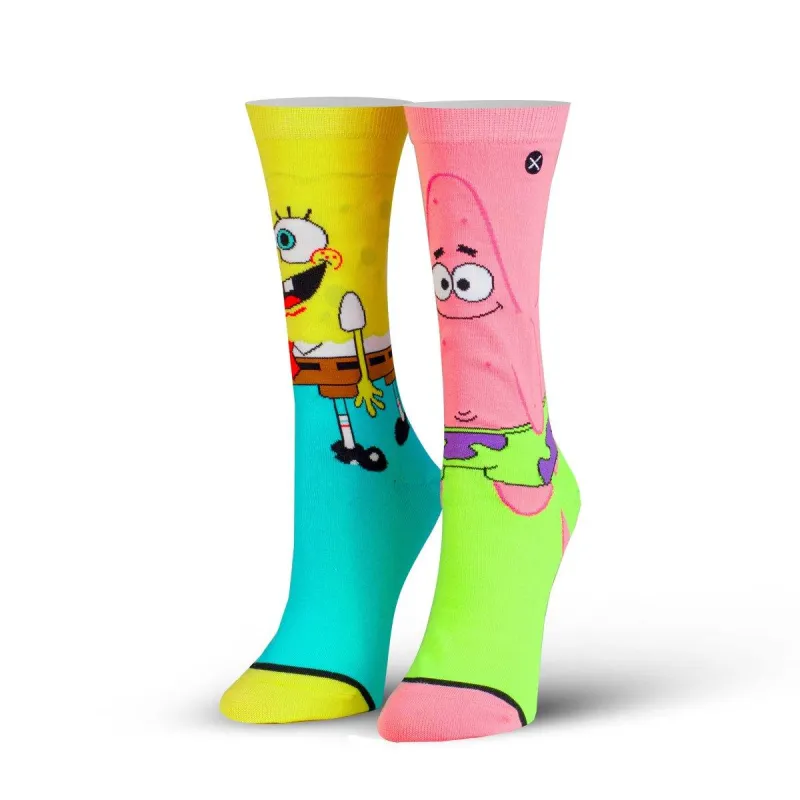SpongeBob & Patrick Women's Crew Socks sold by Odd Sox