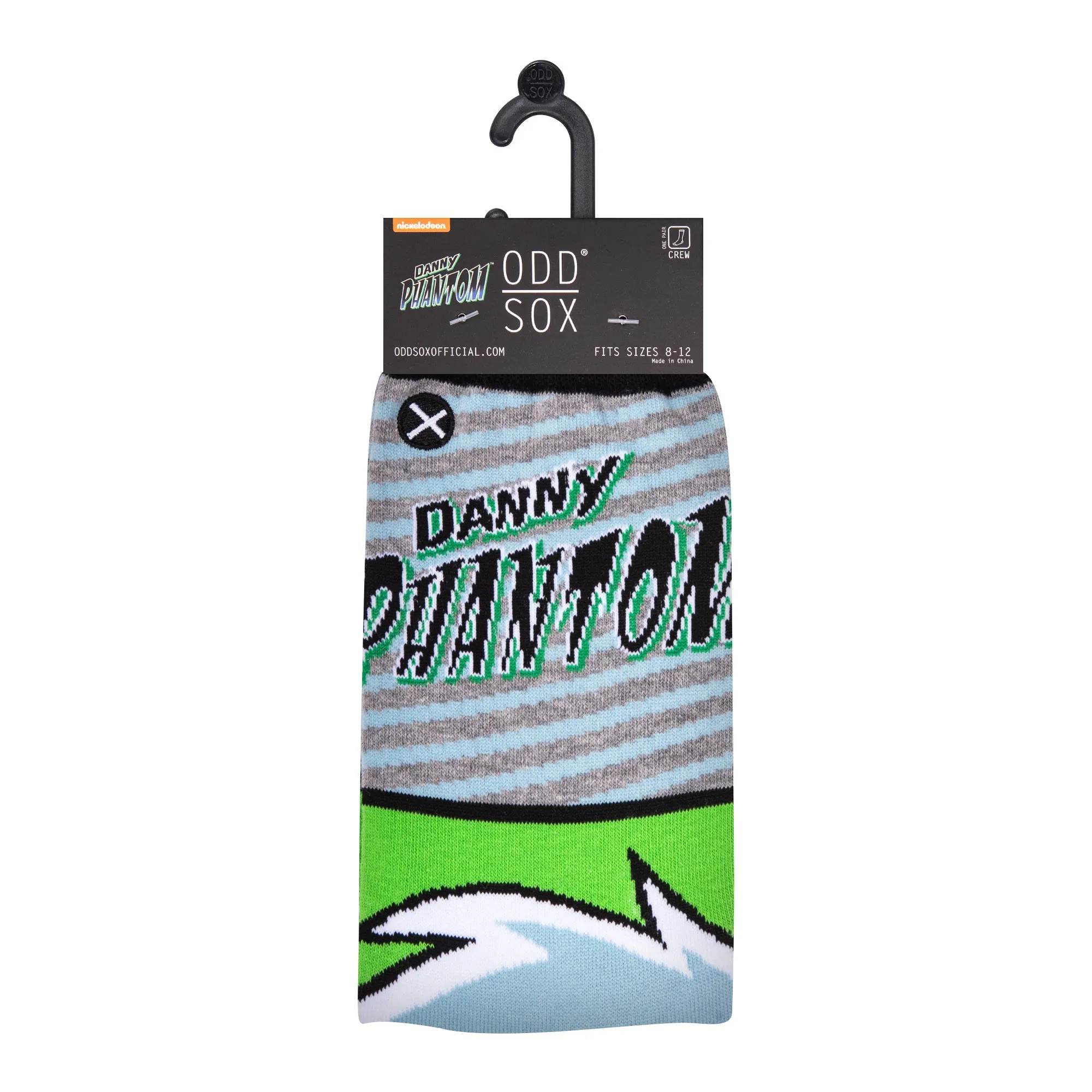 Danny Phantom Big Head Men's Crew Socks sold by Odd Sox product image thumbnail 5