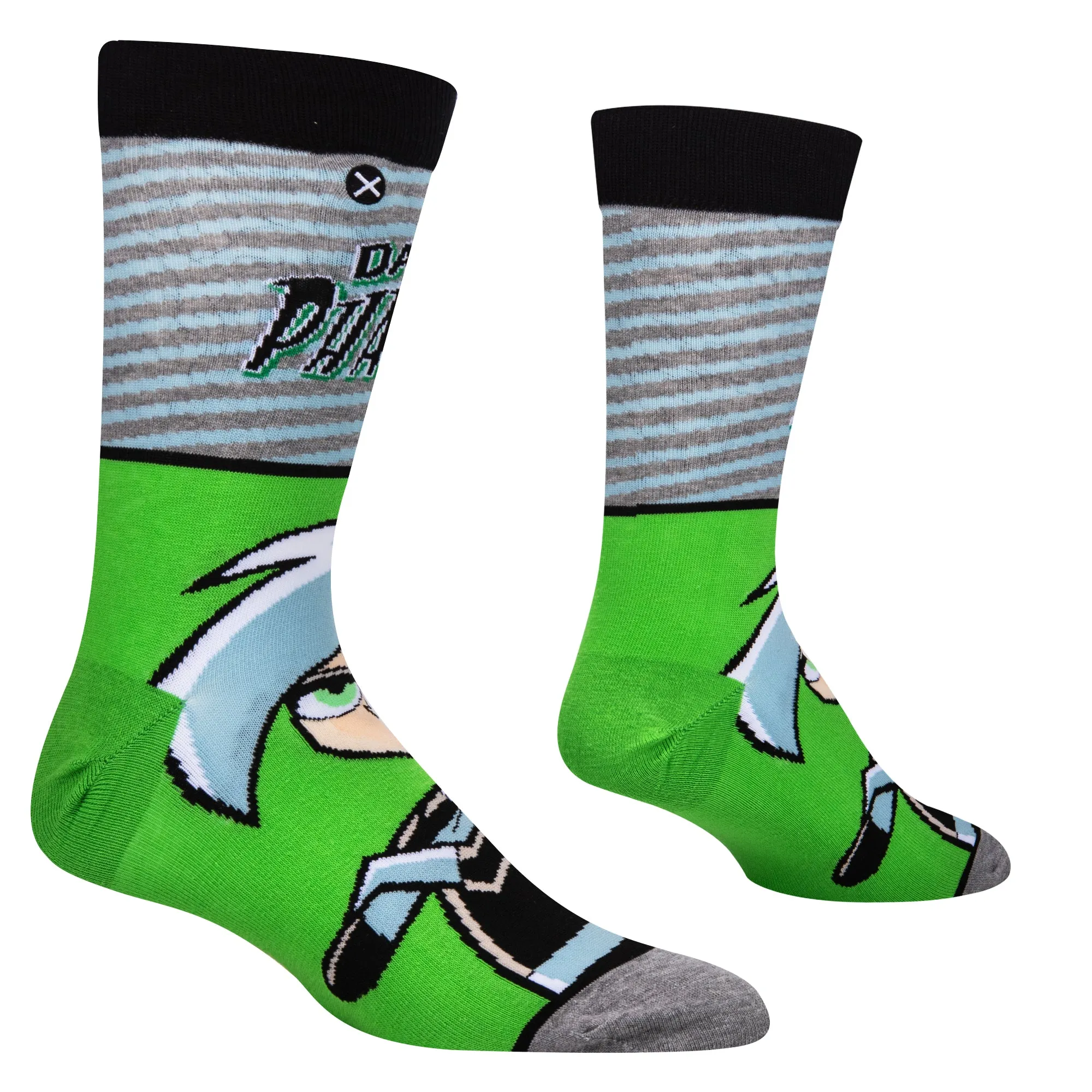 Danny Phantom Big Head Men's Crew Socks sold by Odd Sox product image thumbnail 3