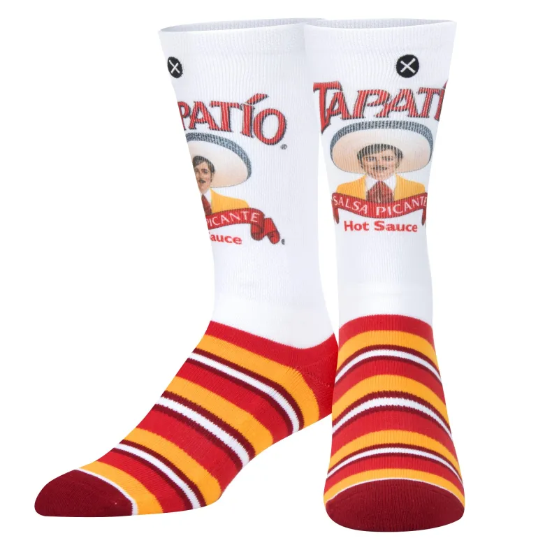 Tapatio Striped Men's Crew Socks sold by Odd Sox