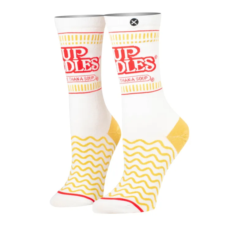 Cup Noodles Women's Crew Socks made by Odd Sox