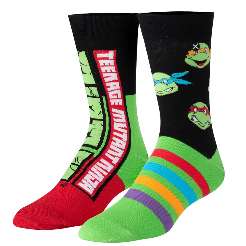 The Turtles Men's Crew Socks made by Odd Sox