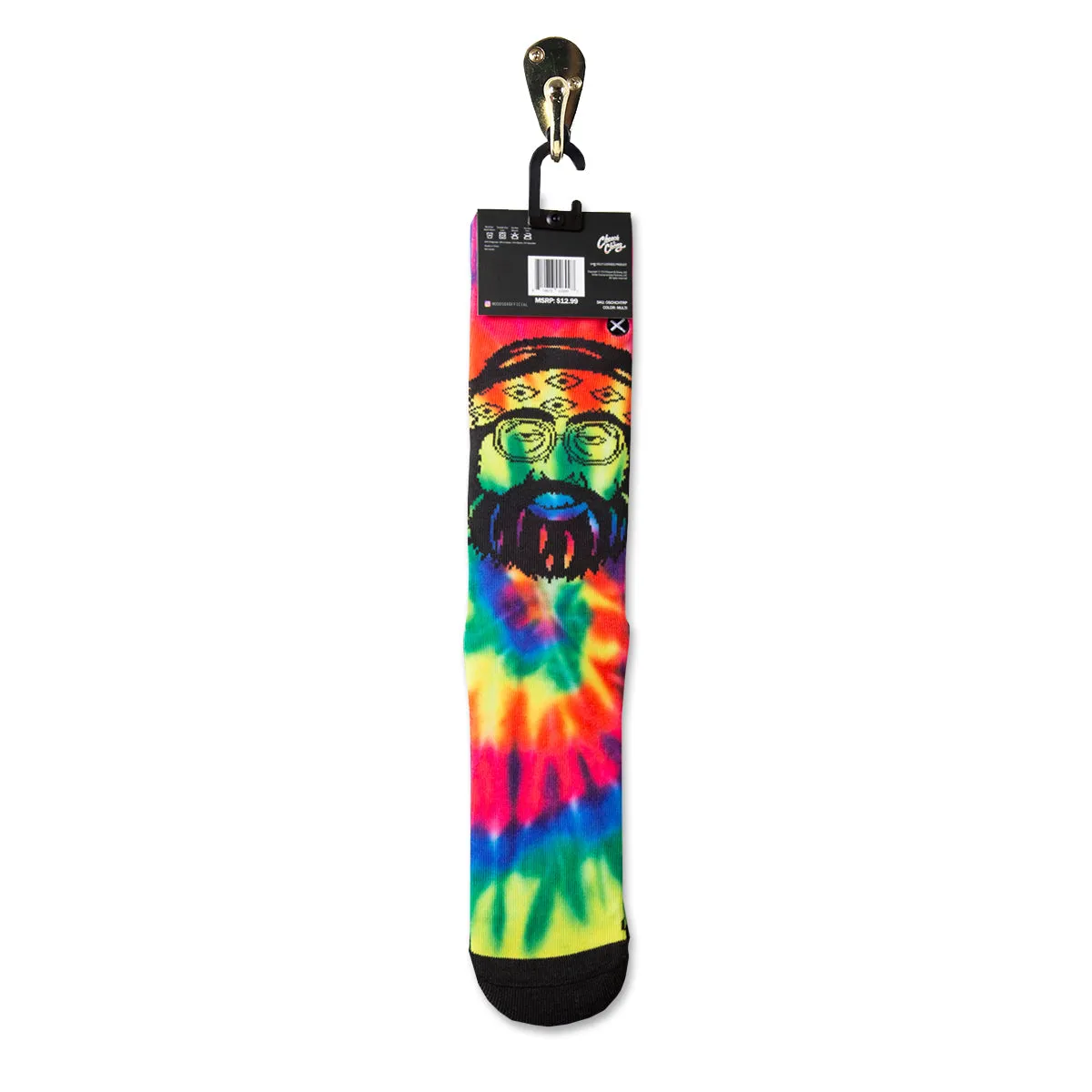 Cheech & Chong Trippy Men's Crew Socks sold by Odd Sox product image thumbnail 3