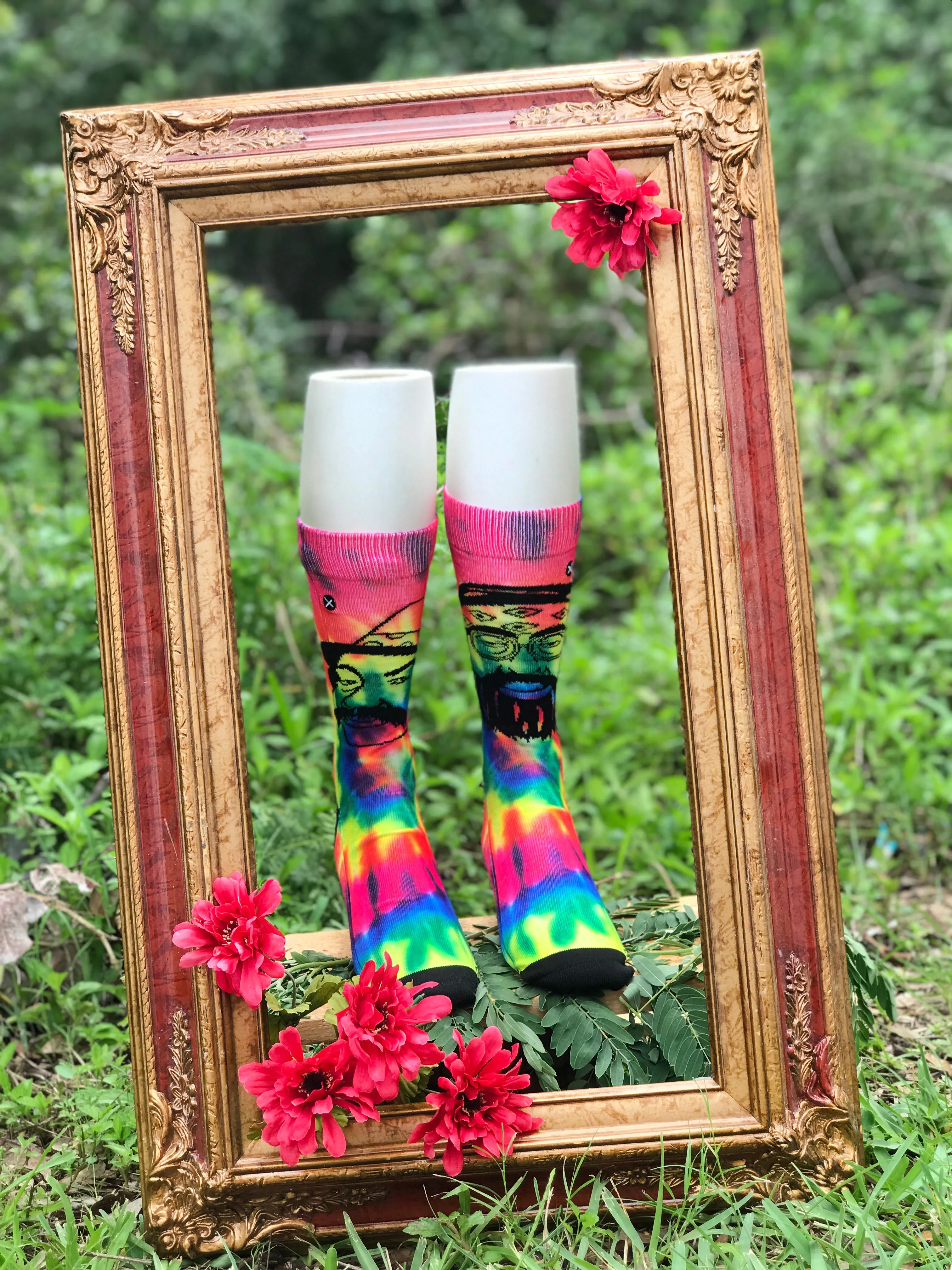 Cheech & Chong Trippy Men's Crew Socks sold by Odd Sox product image thumbnail 4