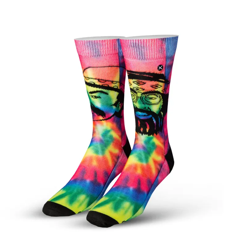 Cheech & Chong Trippy Men's Crew Socks sold by Odd Sox