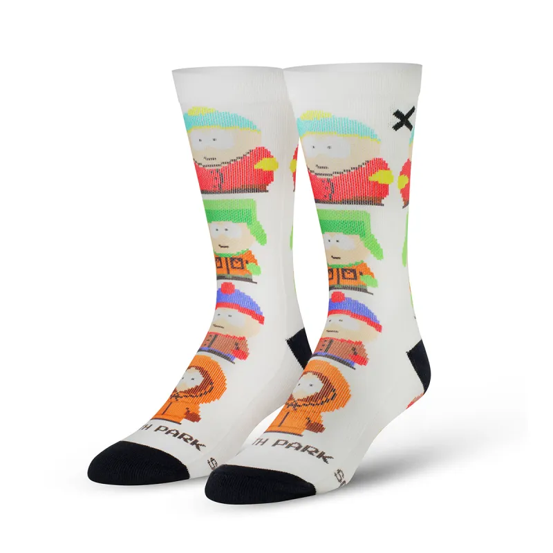 South Park 8 Bit Men's Crew Socks sold by Odd Sox
