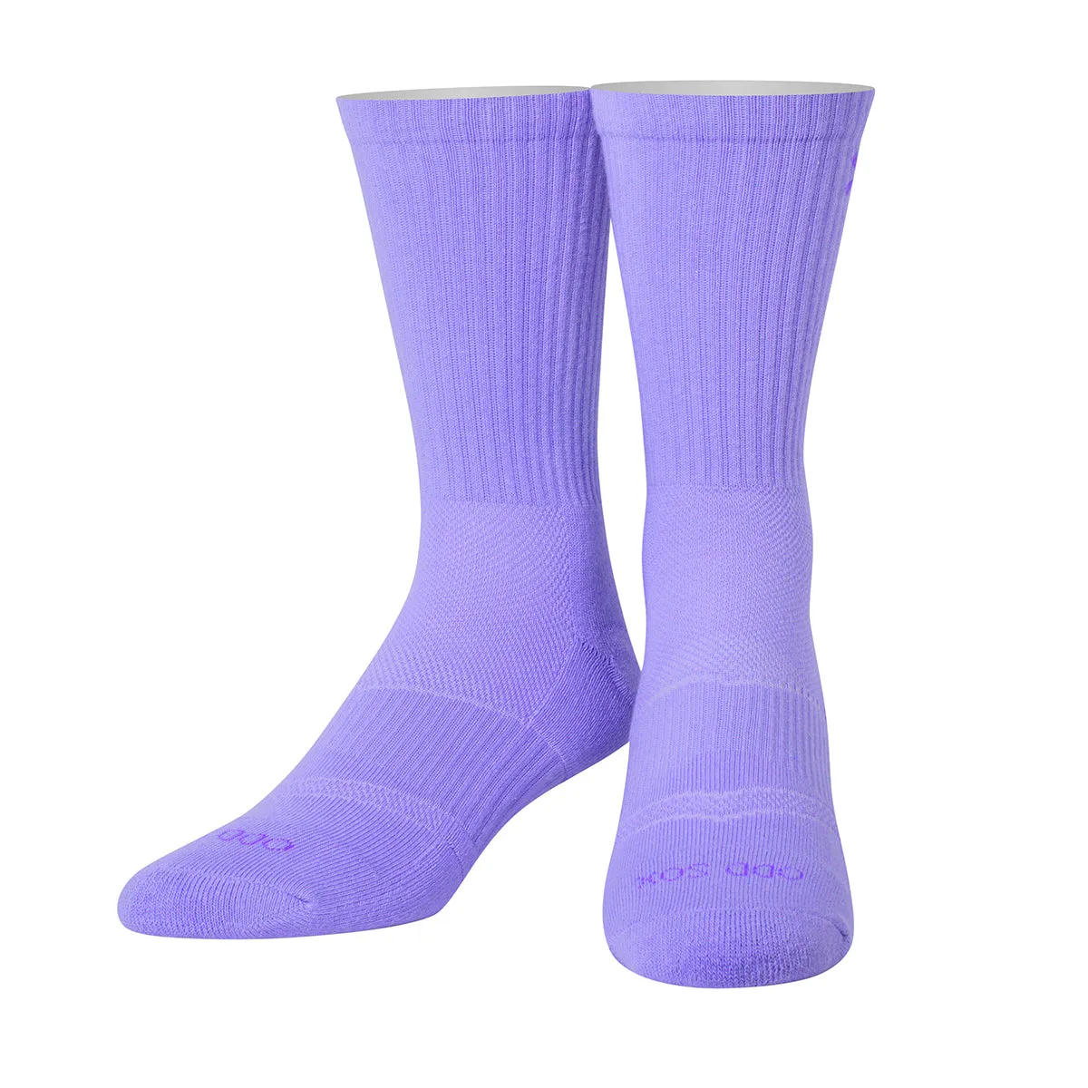 Basix Cool Purple Men's Crew Socks sold by Odd Sox product image thumbnail 2