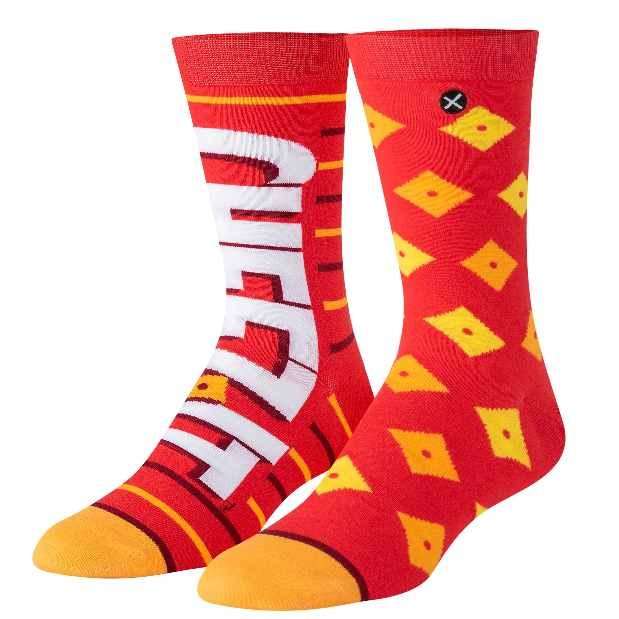Cheez-It Crackers Men's Crew Socks sold by Odd Sox