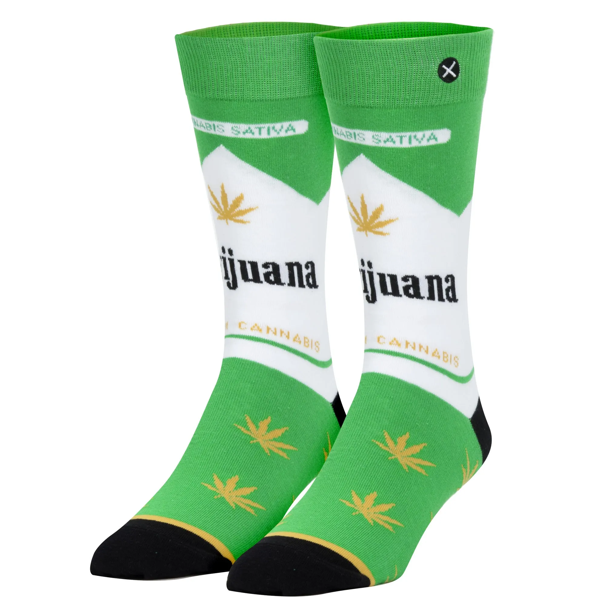 Marijuana Pack Men's Crew Socks sold by Odd Sox