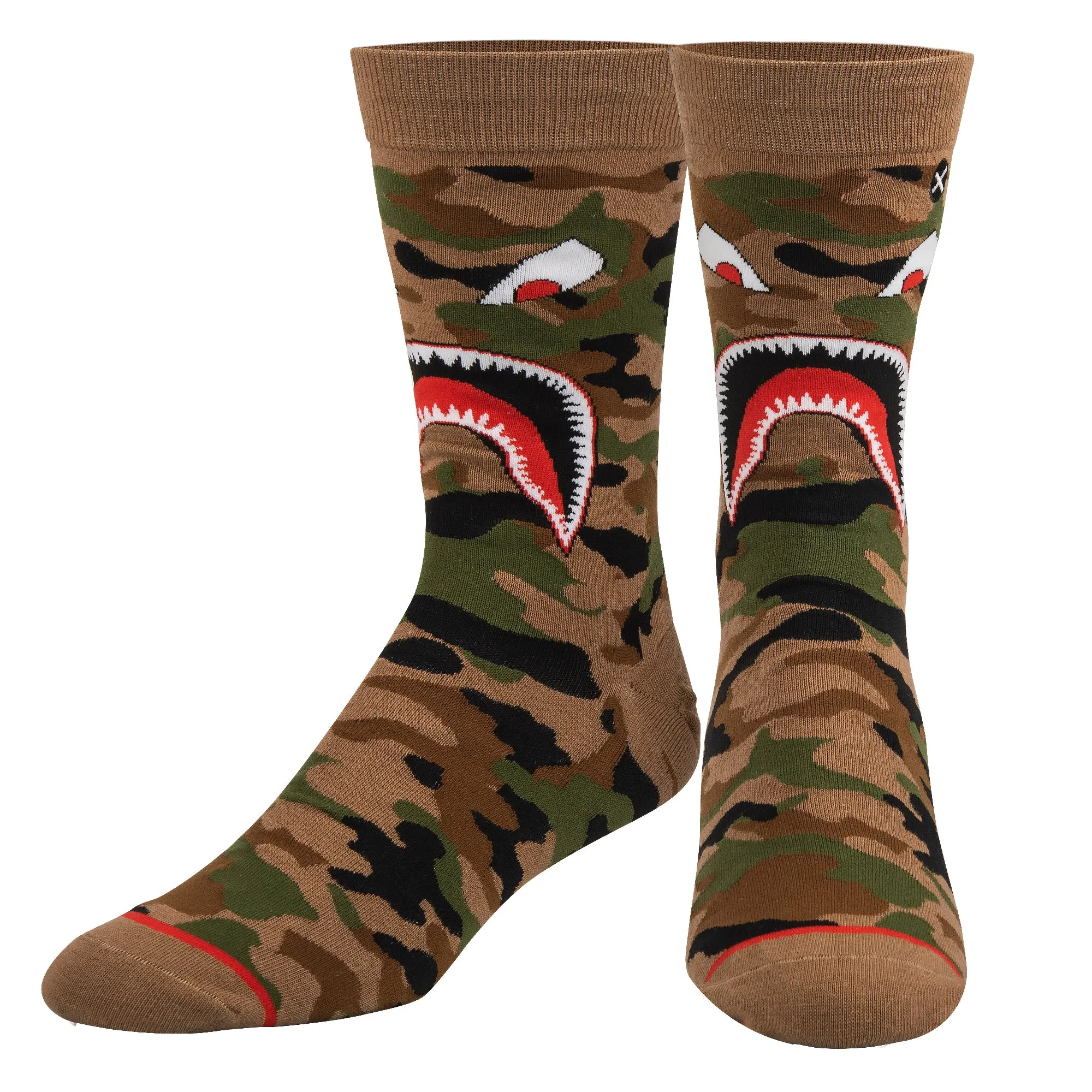Warplane Camo Men's Crew Socks sold by Odd Sox product image thumbnail 2