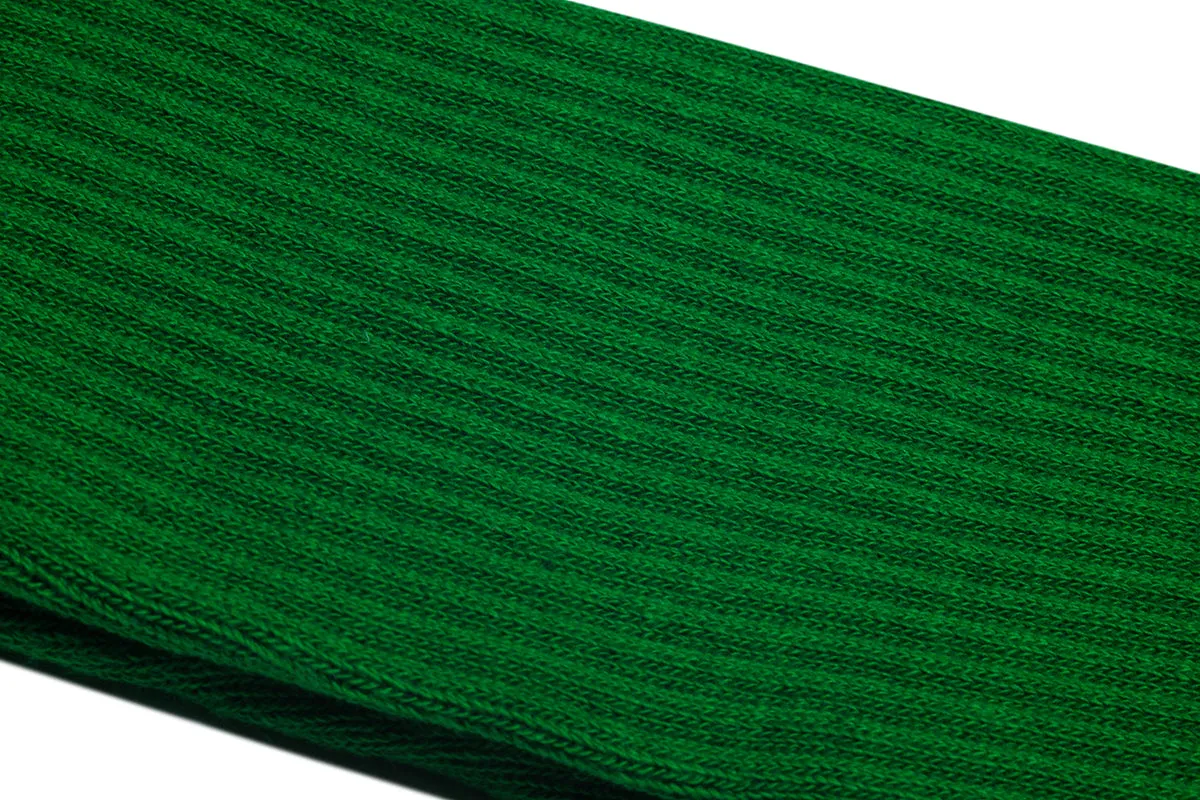 Basix Green Men's Crew Socks sold by Odd Sox product image thumbnail 3