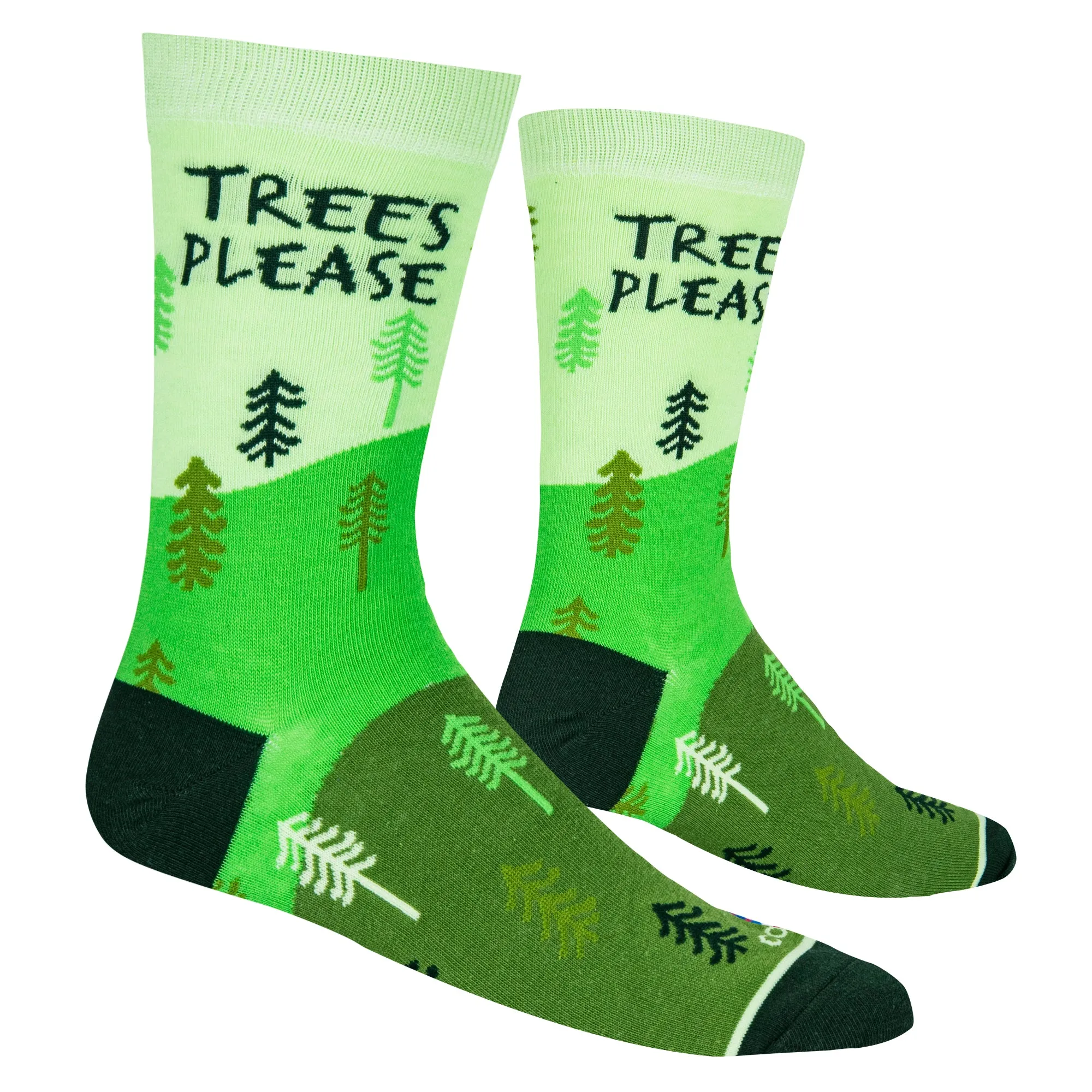 Trees Please Men's Crew Socks sold by Odd Sox product image thumbnail 3