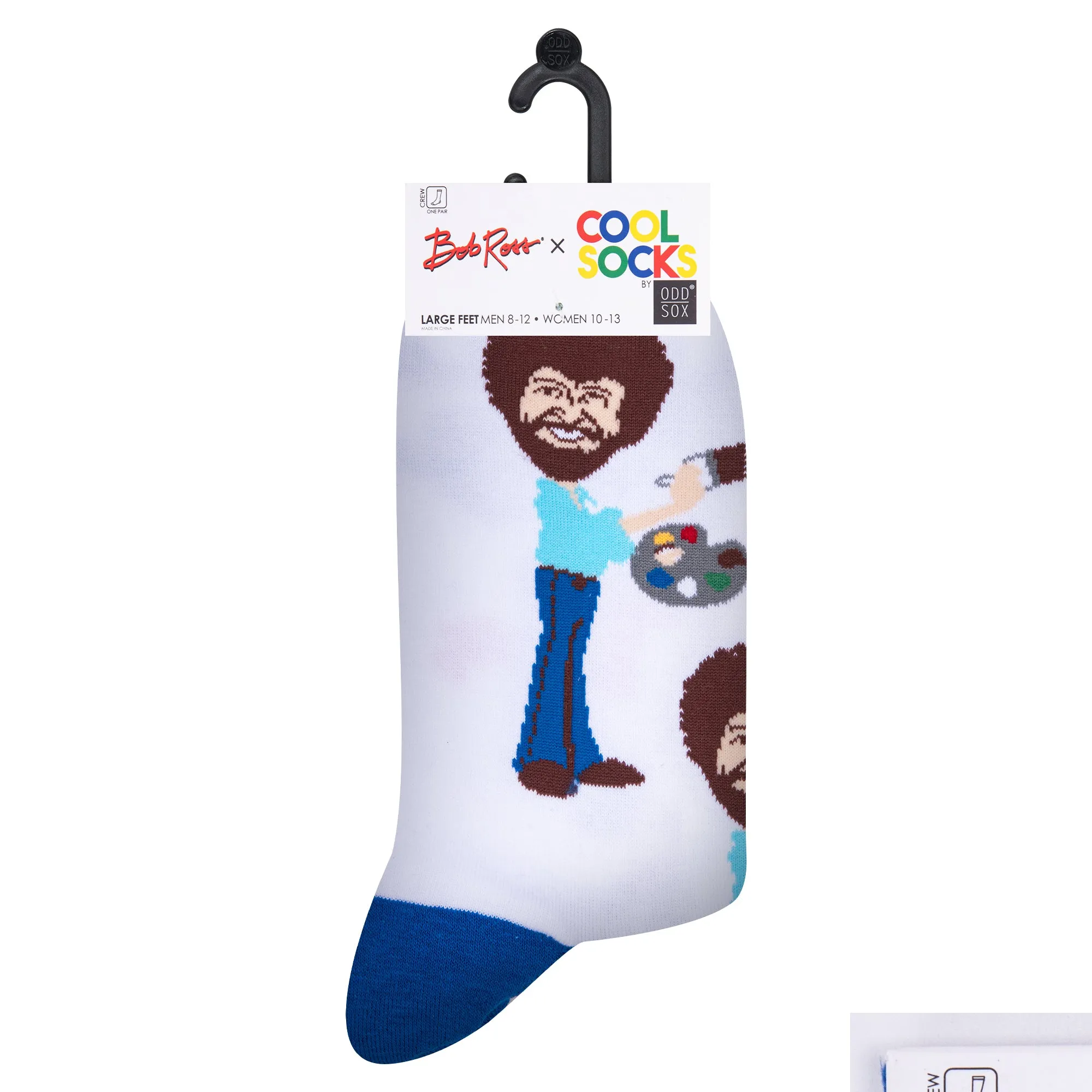Bob Ross Painting Men's Crew Socks sold by Odd Sox product image thumbnail 5