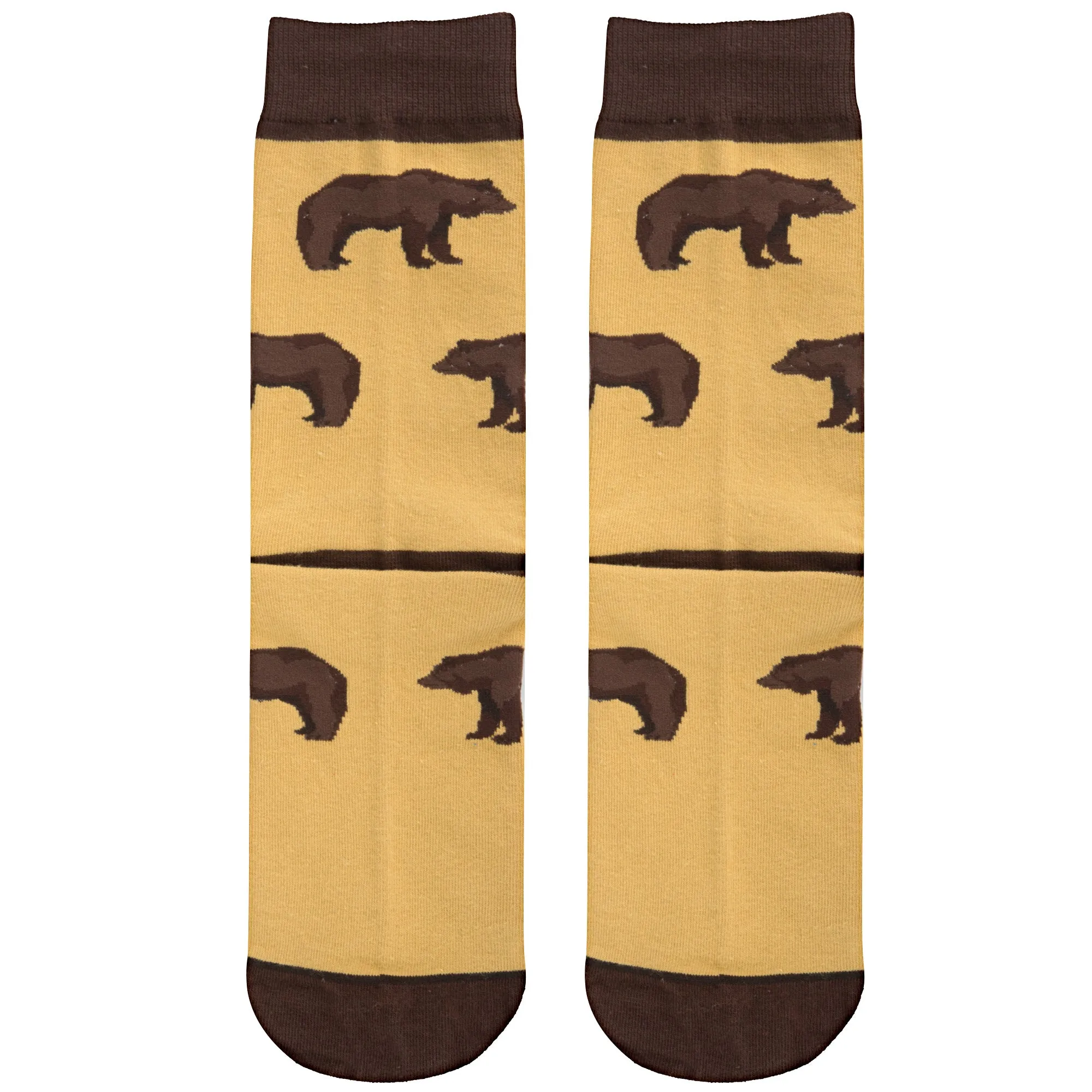 Grizzly Bear Men's Crew Socks sold by Odd Sox product image thumbnail 5