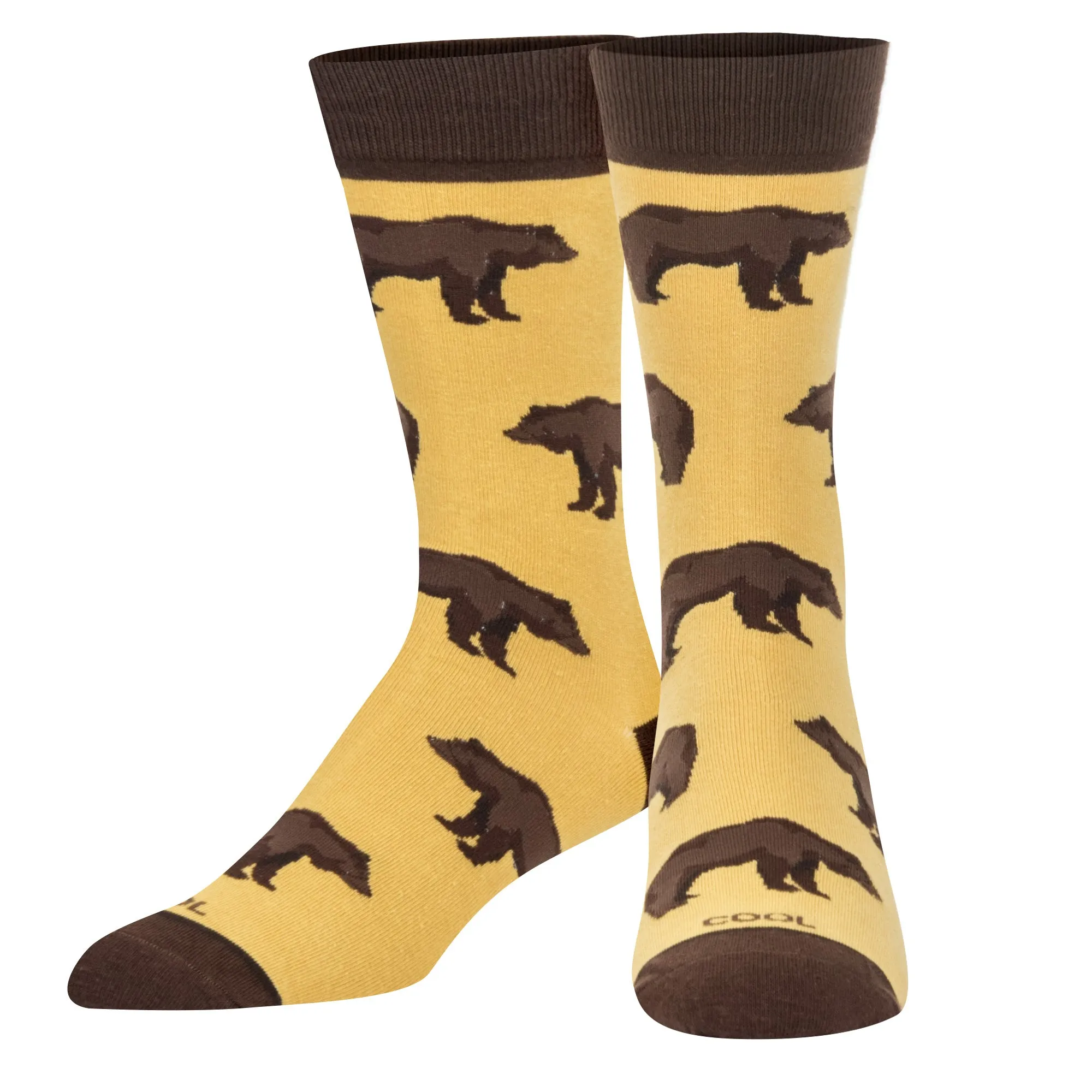 Grizzly Bear Men's Crew Socks sold by Odd Sox product image thumbnail 2