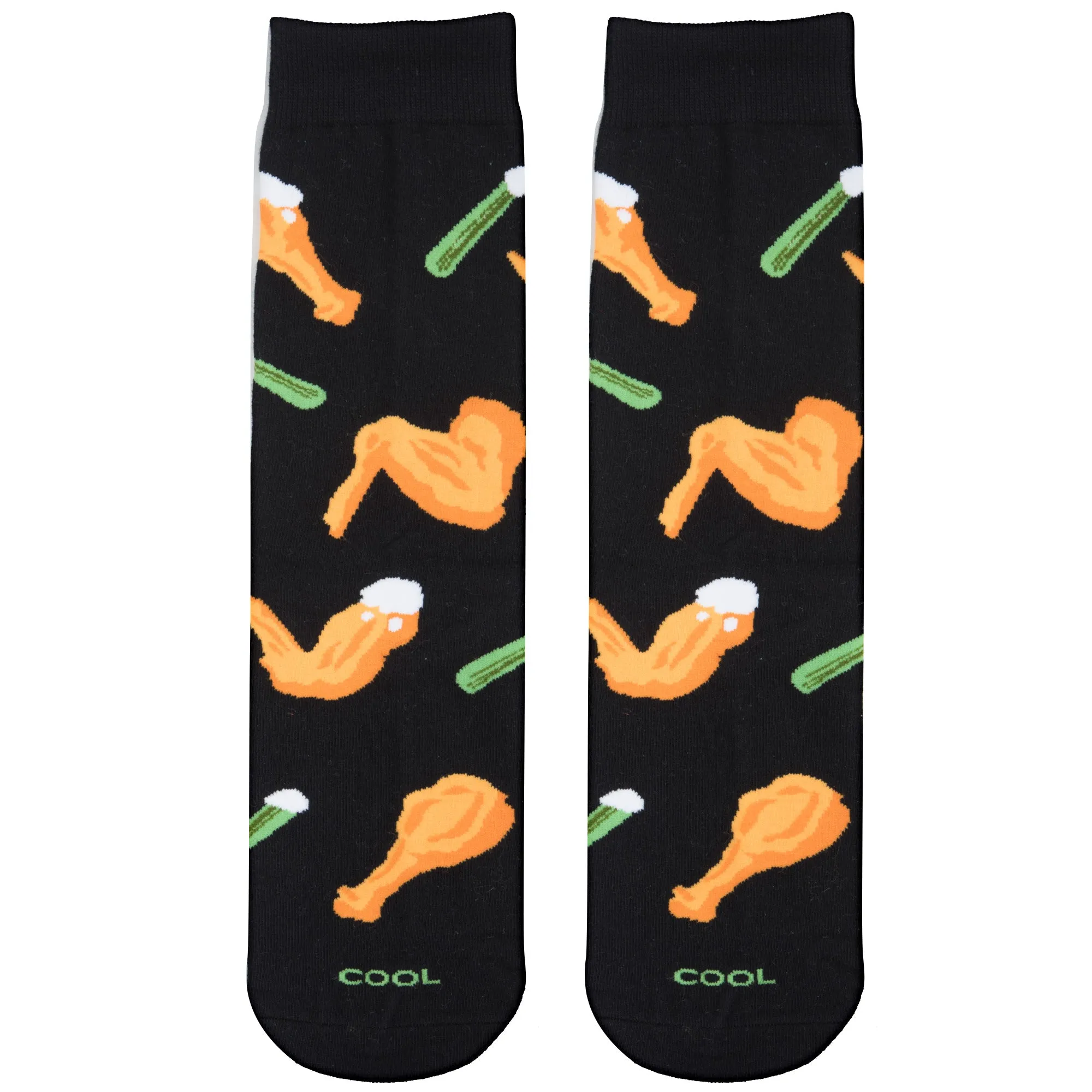 Buffalo Wings Men's Crew Socks sold by Odd Sox product image thumbnail 4