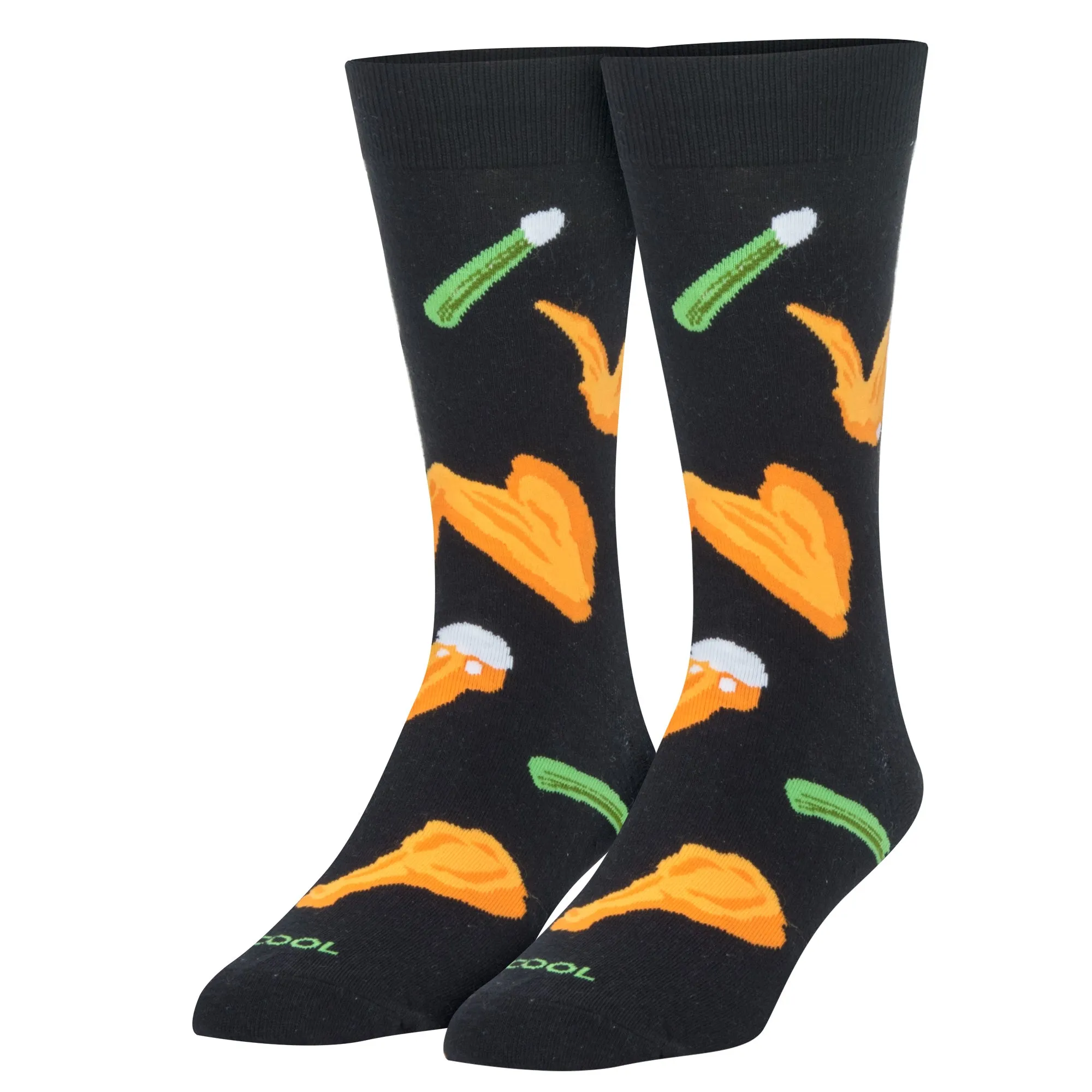 Buffalo Wings Men's Crew Socks sold by Odd Sox