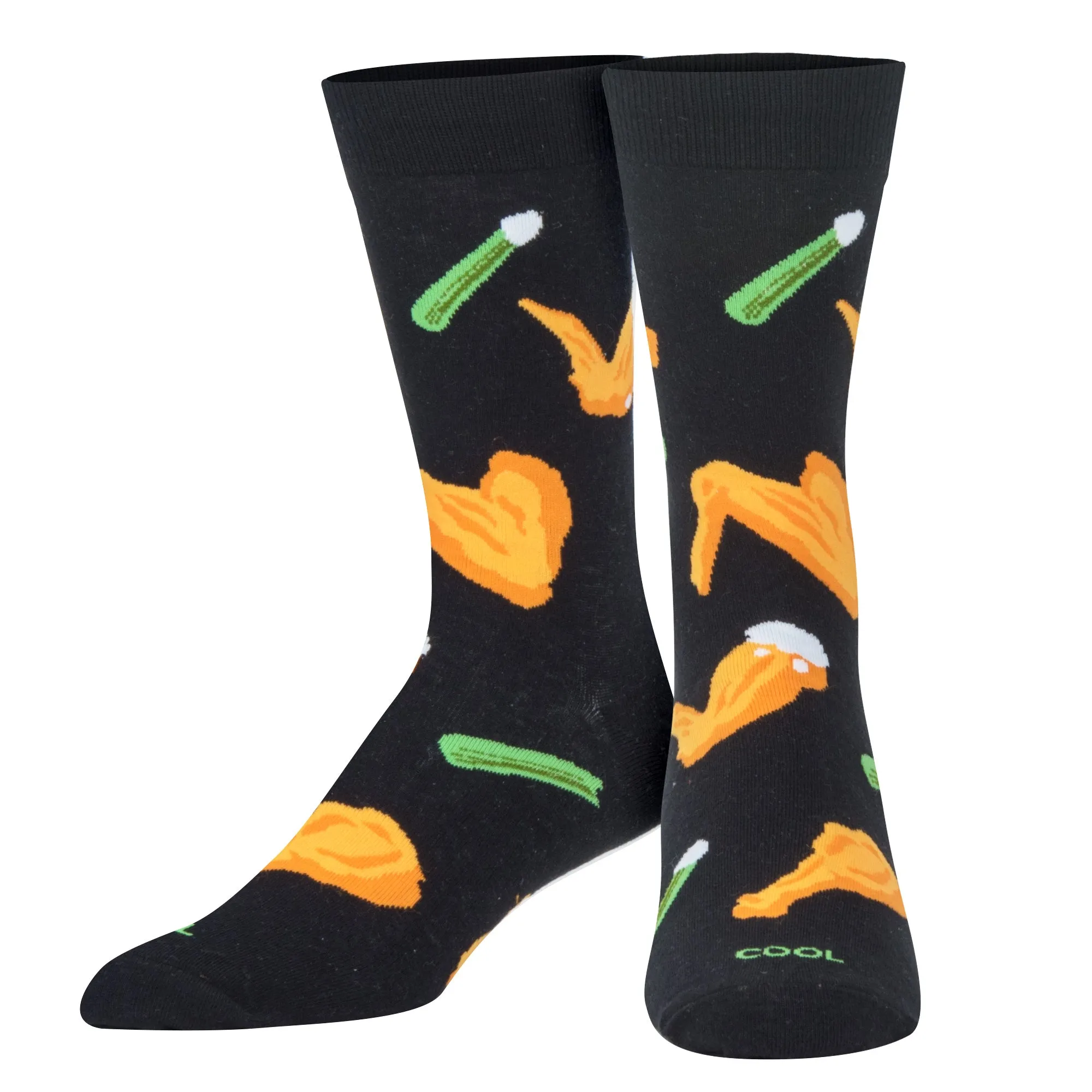 Buffalo Wings Men's Crew Socks sold by Odd Sox product image thumbnail 2
