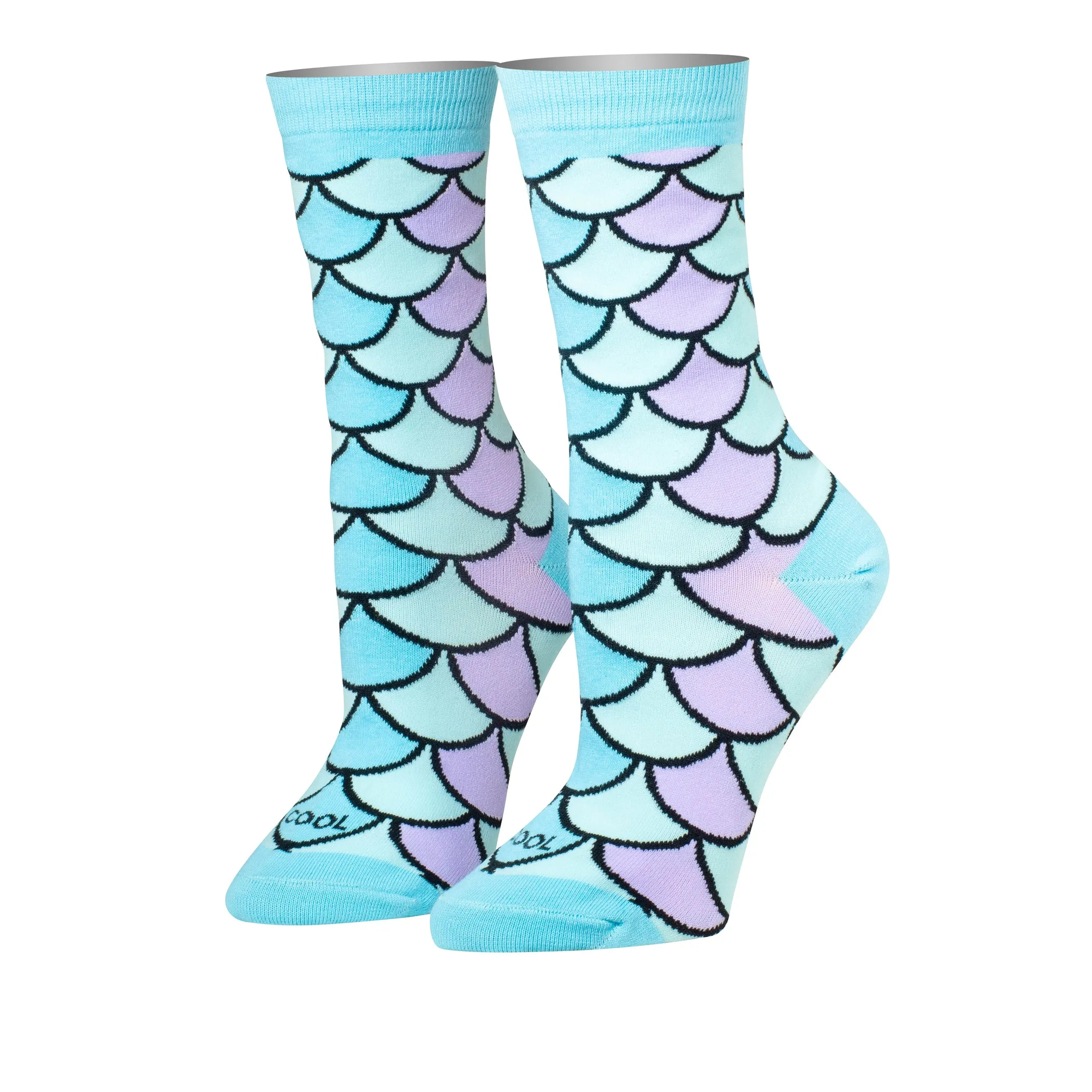 Mermaid Fin Women's Crew Socks sold by Odd Sox