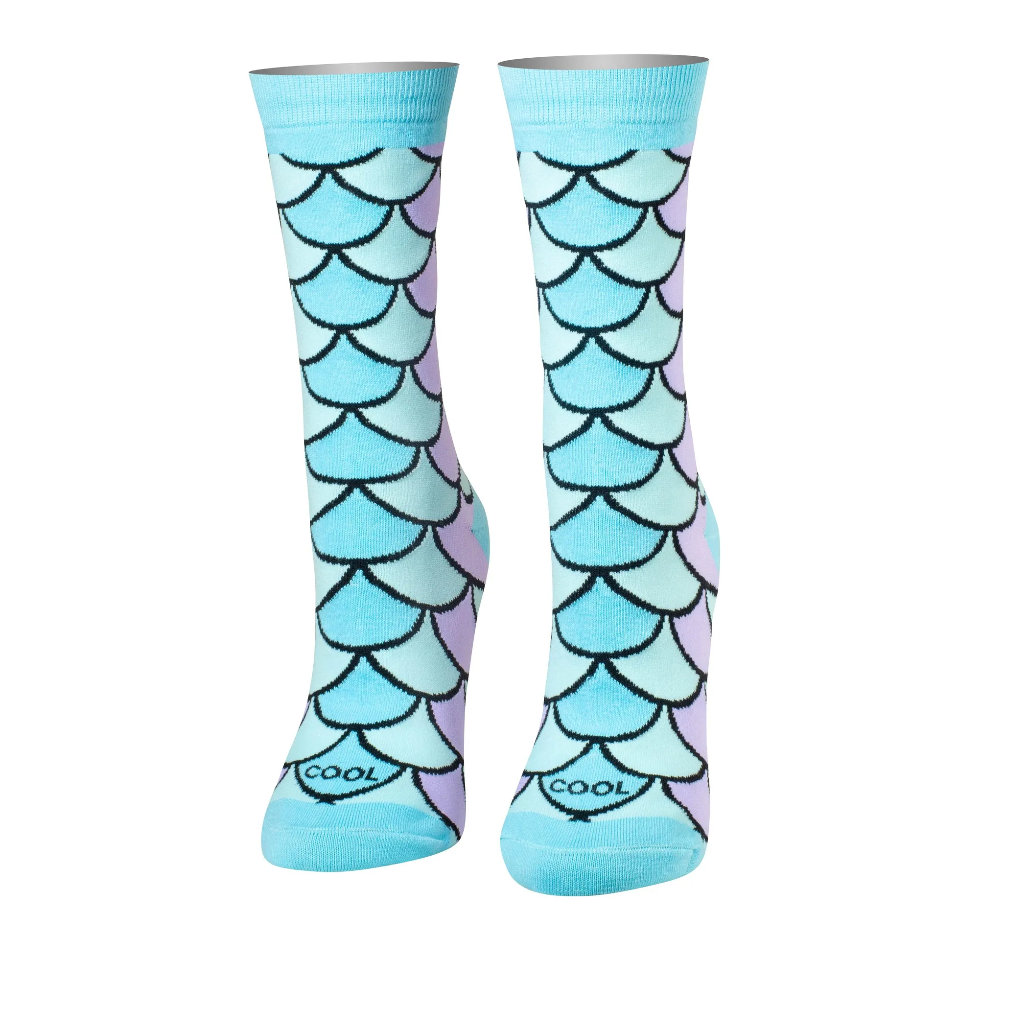 Mermaid Fin Women's Crew Socks sold by Odd Sox product image thumbnail 2