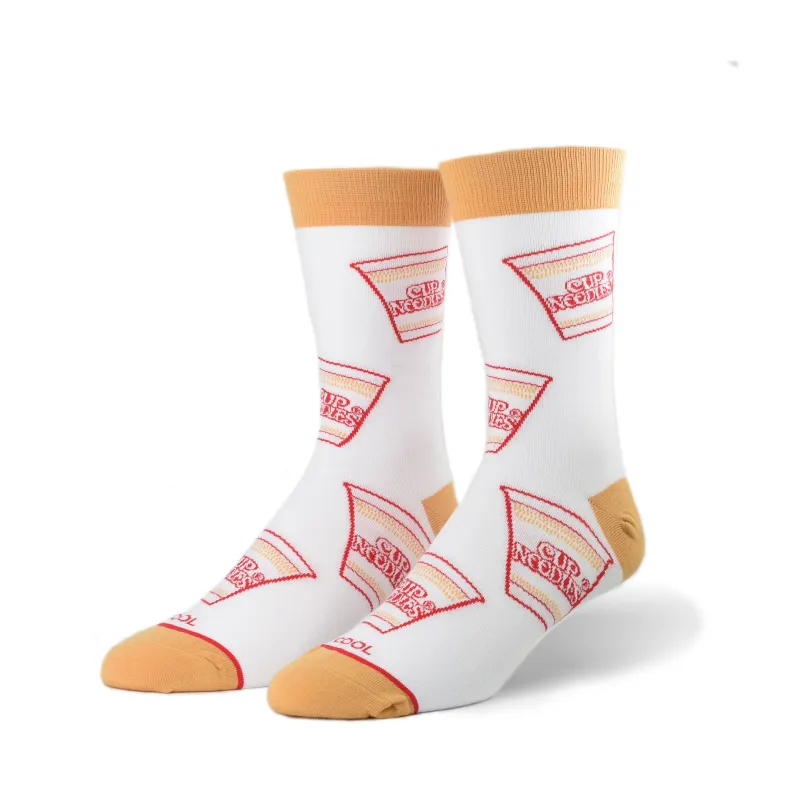 Cup Noodles All Over Men's Crew Socks sold by Odd Sox