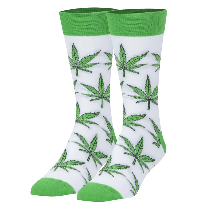 Leaves Men's Crew Socks sold by Odd Sox