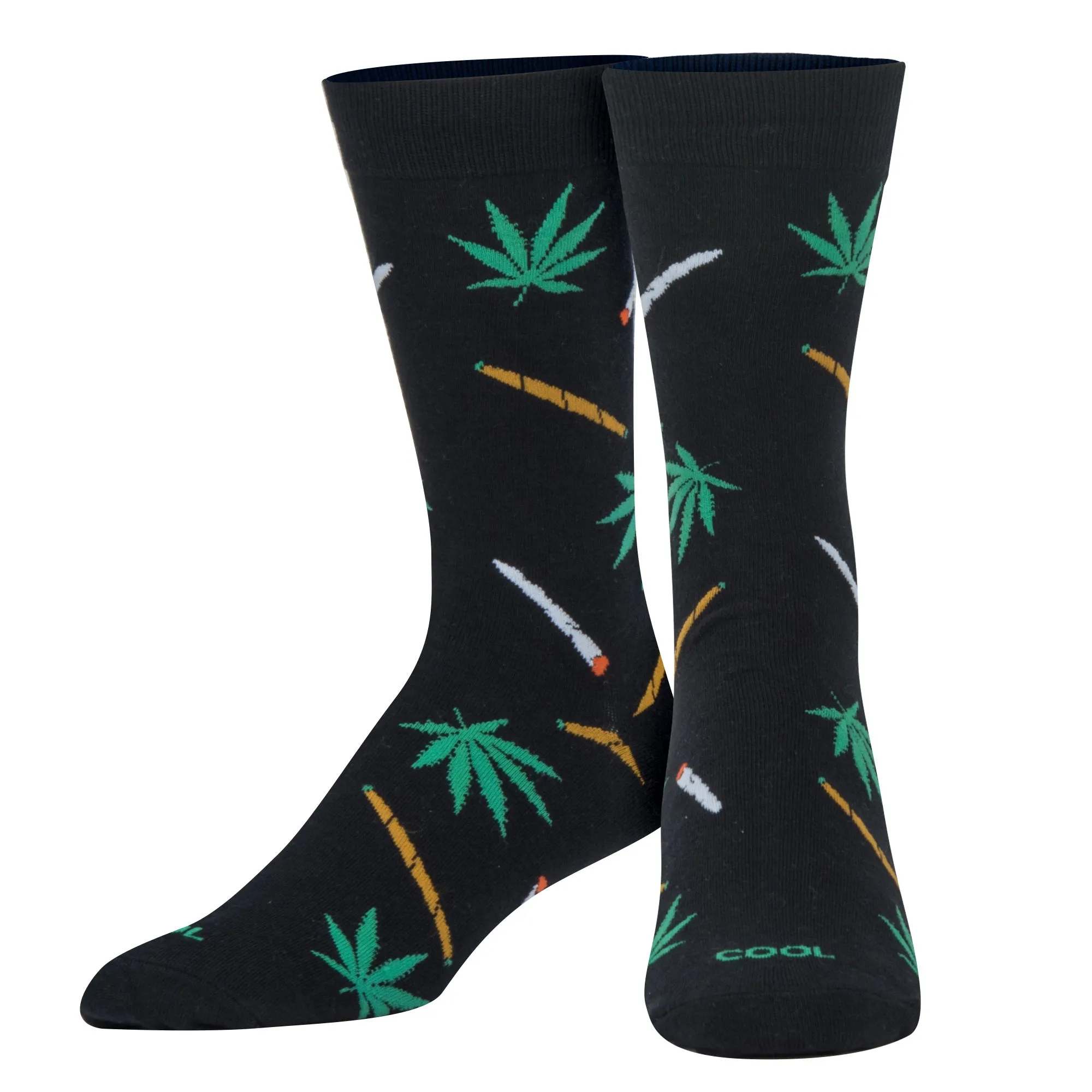 Weedies Men's Crew Socks sold by Odd Sox