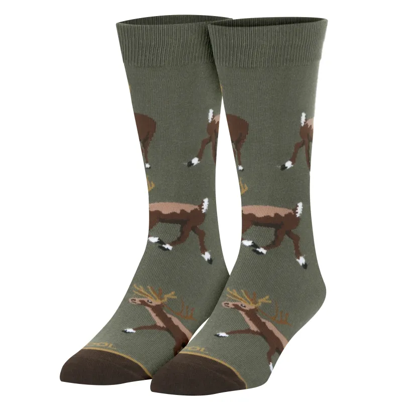 Caribou Men's Crew Socks sold by Odd Sox