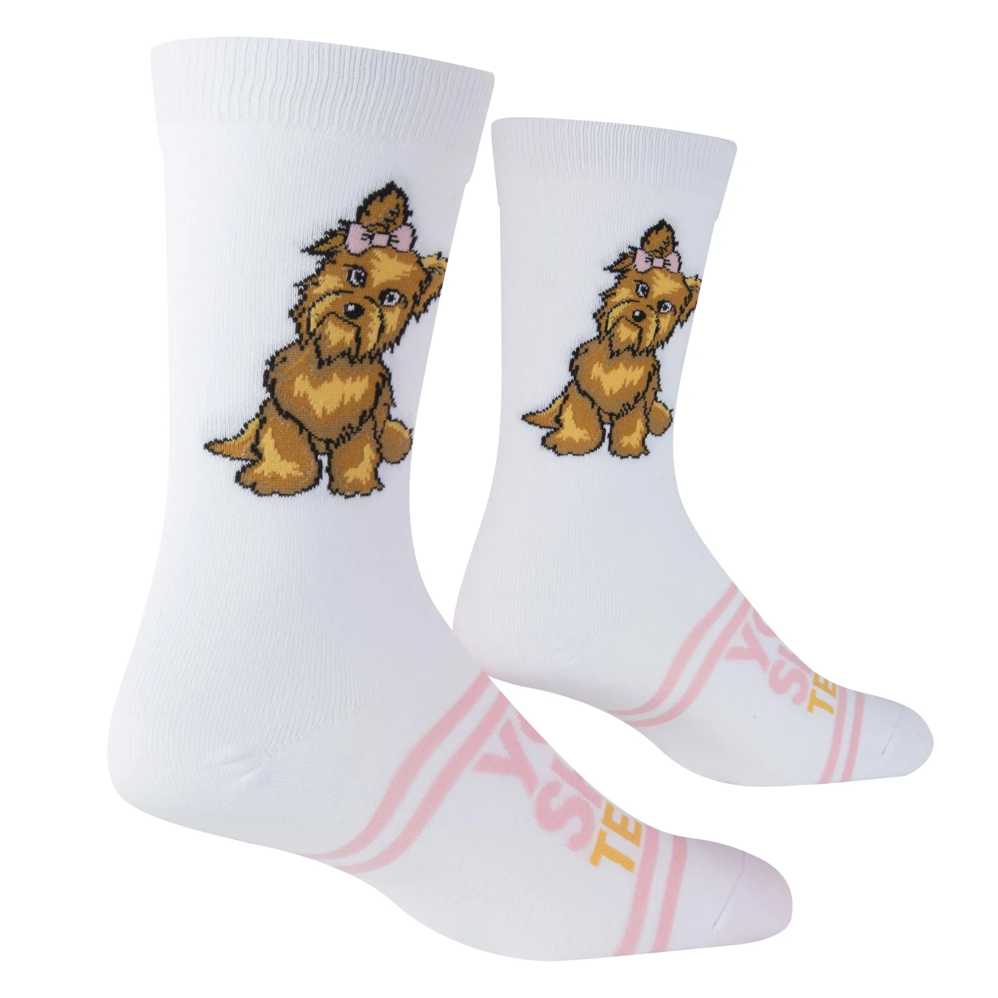 Yorkie Women's Crew Socks sold by Odd Sox product image thumbnail 3