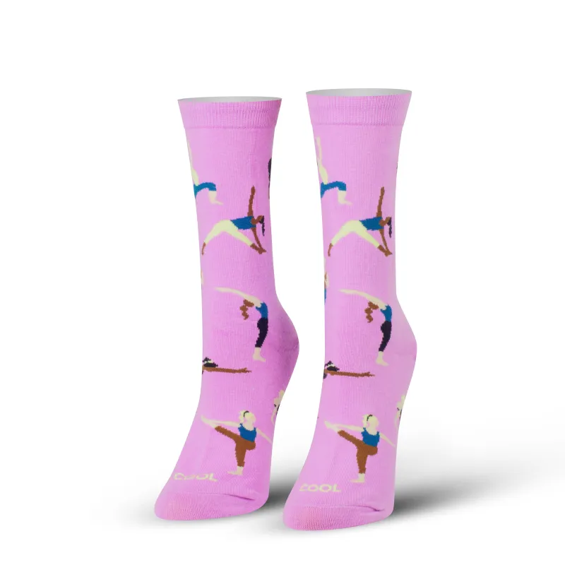 Yoga Women's Crew Socks sold by Odd Sox